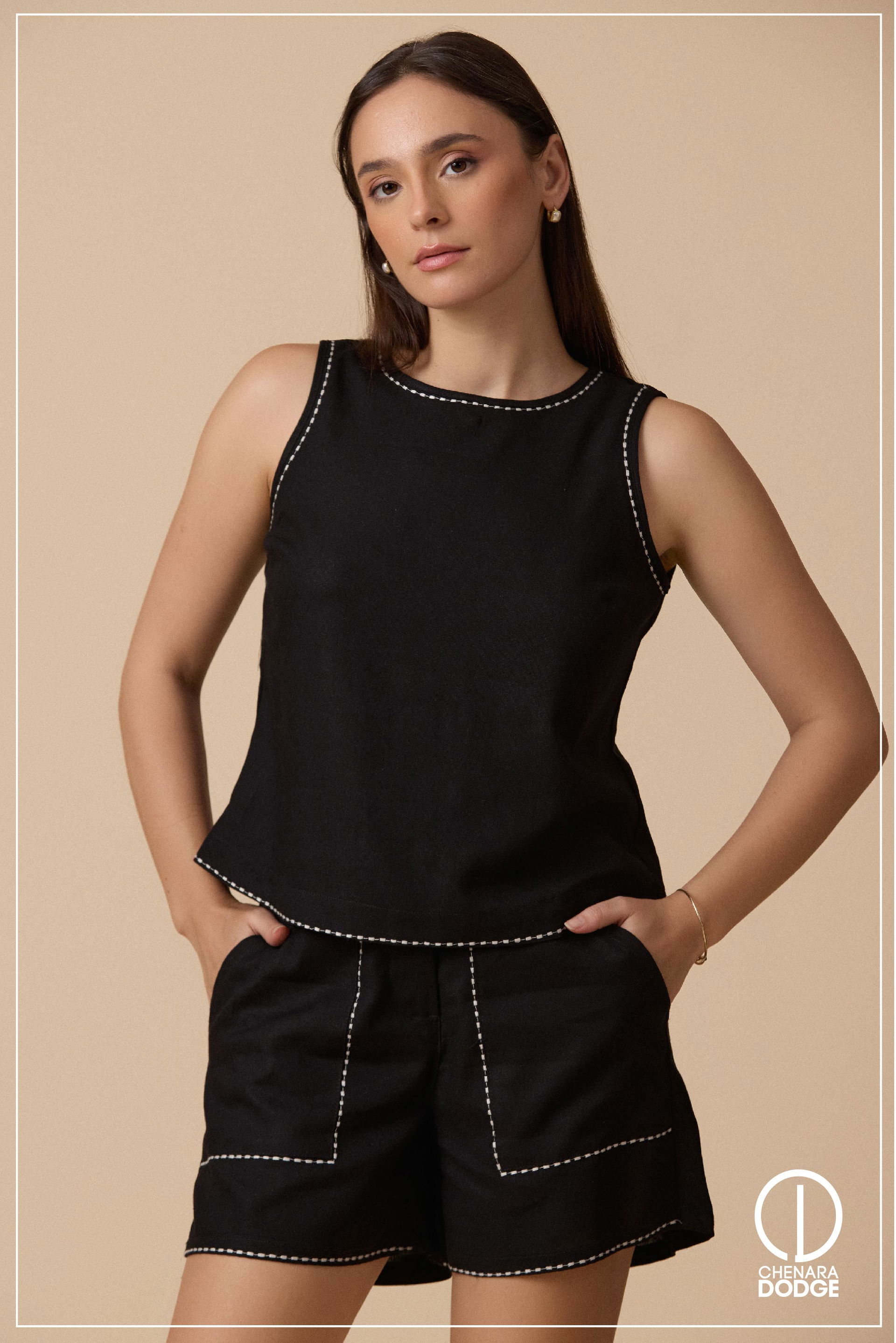 NOA SLEEVELESS TWO PIECE SET