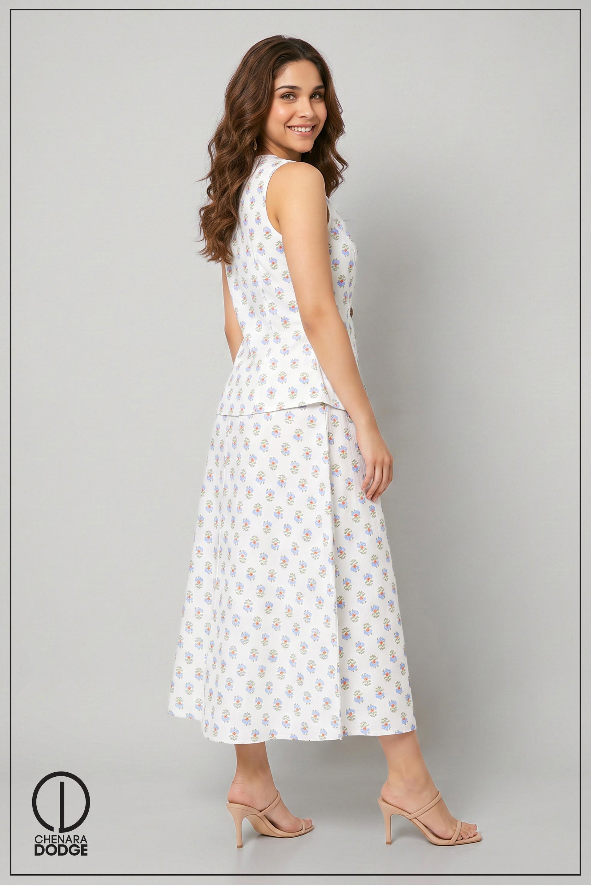 OLIVIA SLIT OPENING SKIRT