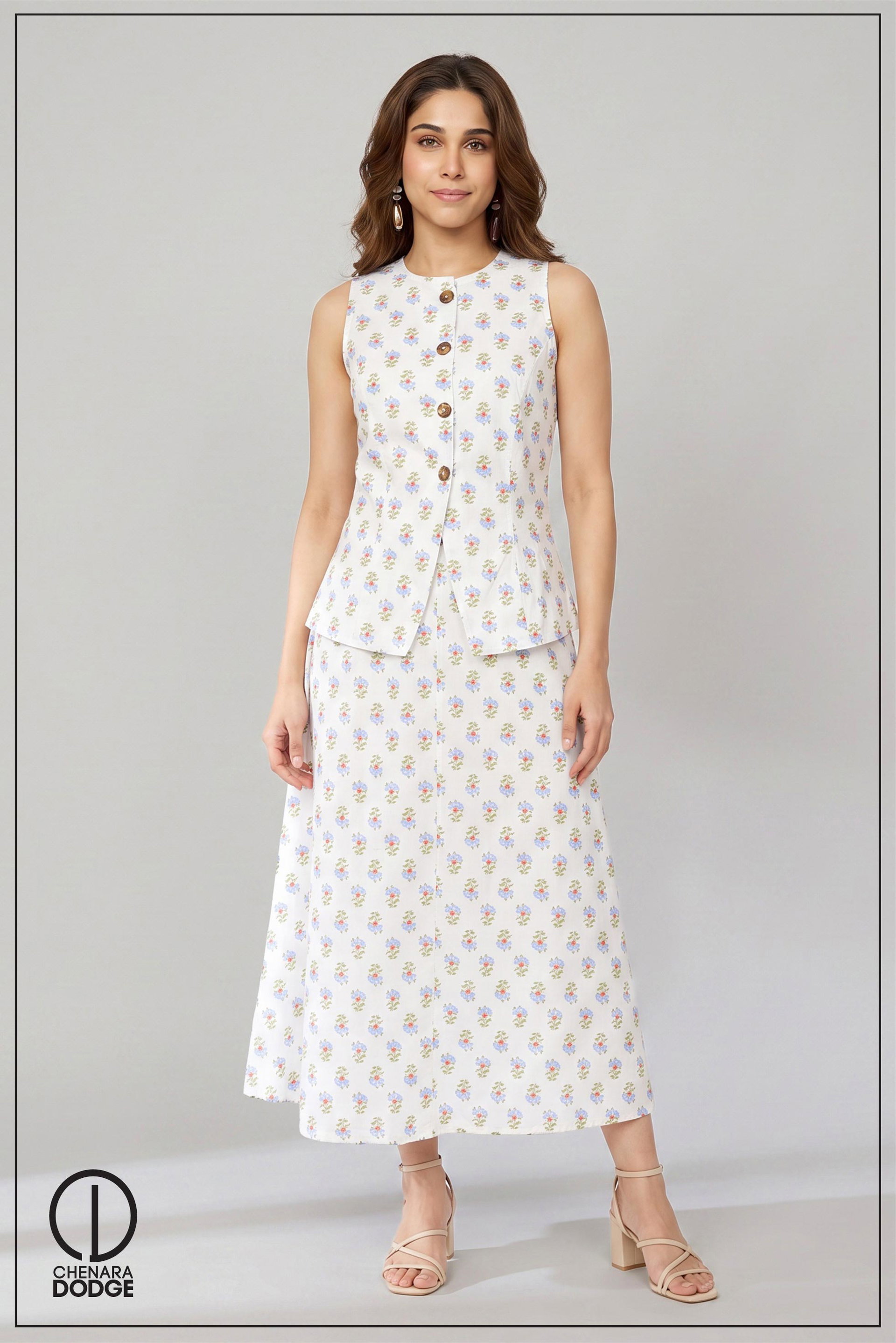 OLIVIA SLIT OPENING SKIRT