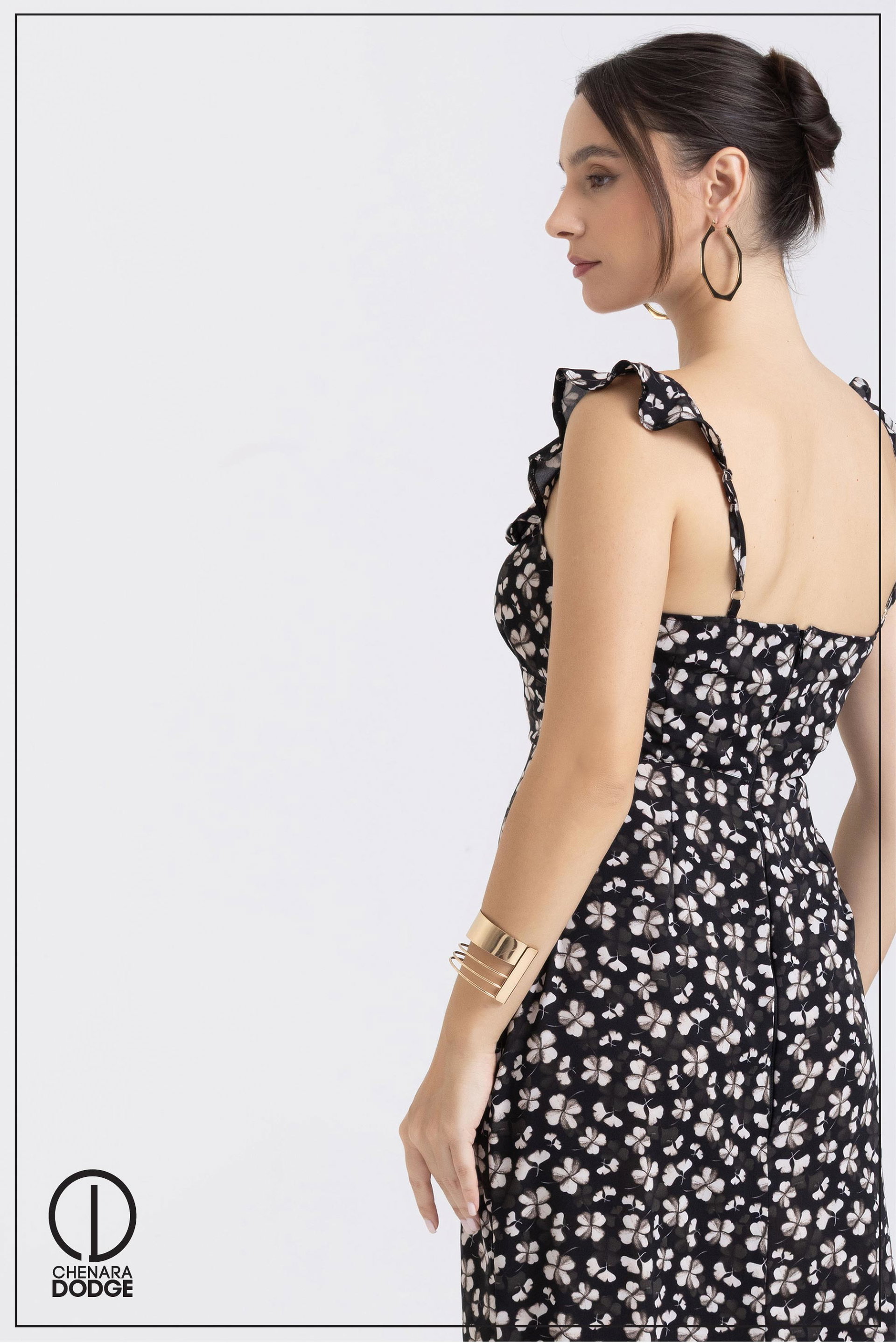 OPAL V-NECK SLEEVELESS MAXI DRESS