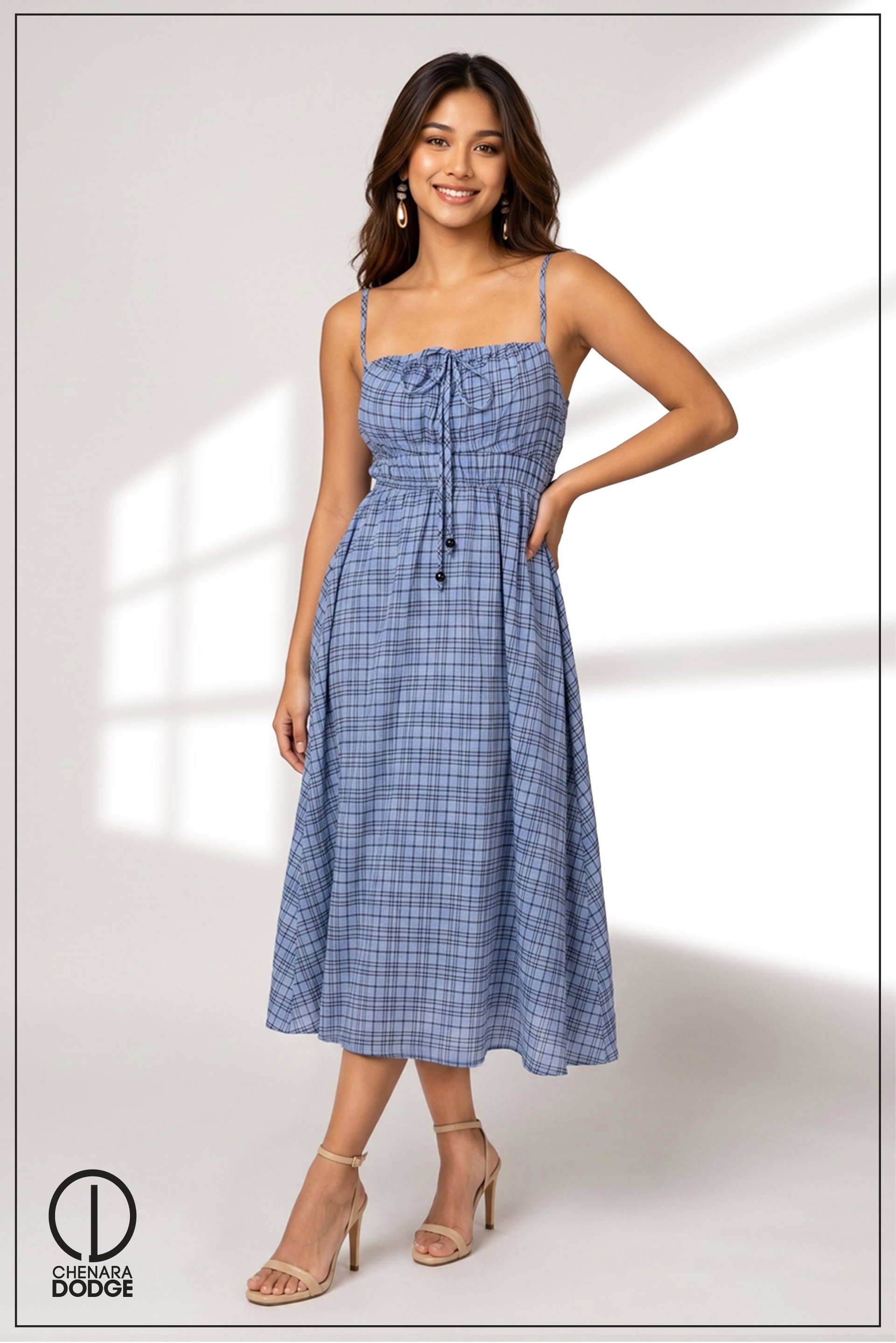 PALOMA SLEEVELESS MIDI DRESS