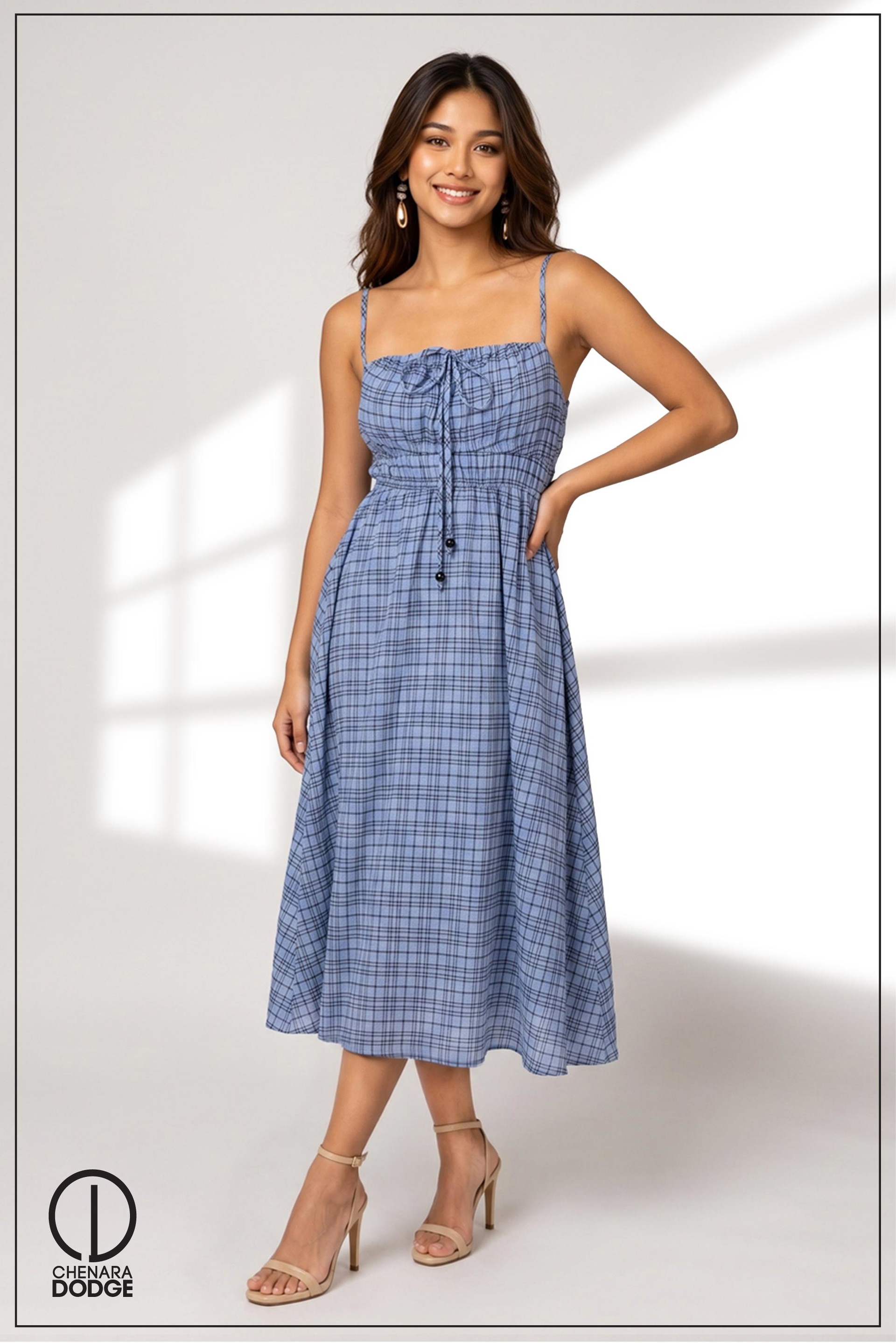 PALOMA SLEEVELESS MIDI DRESS