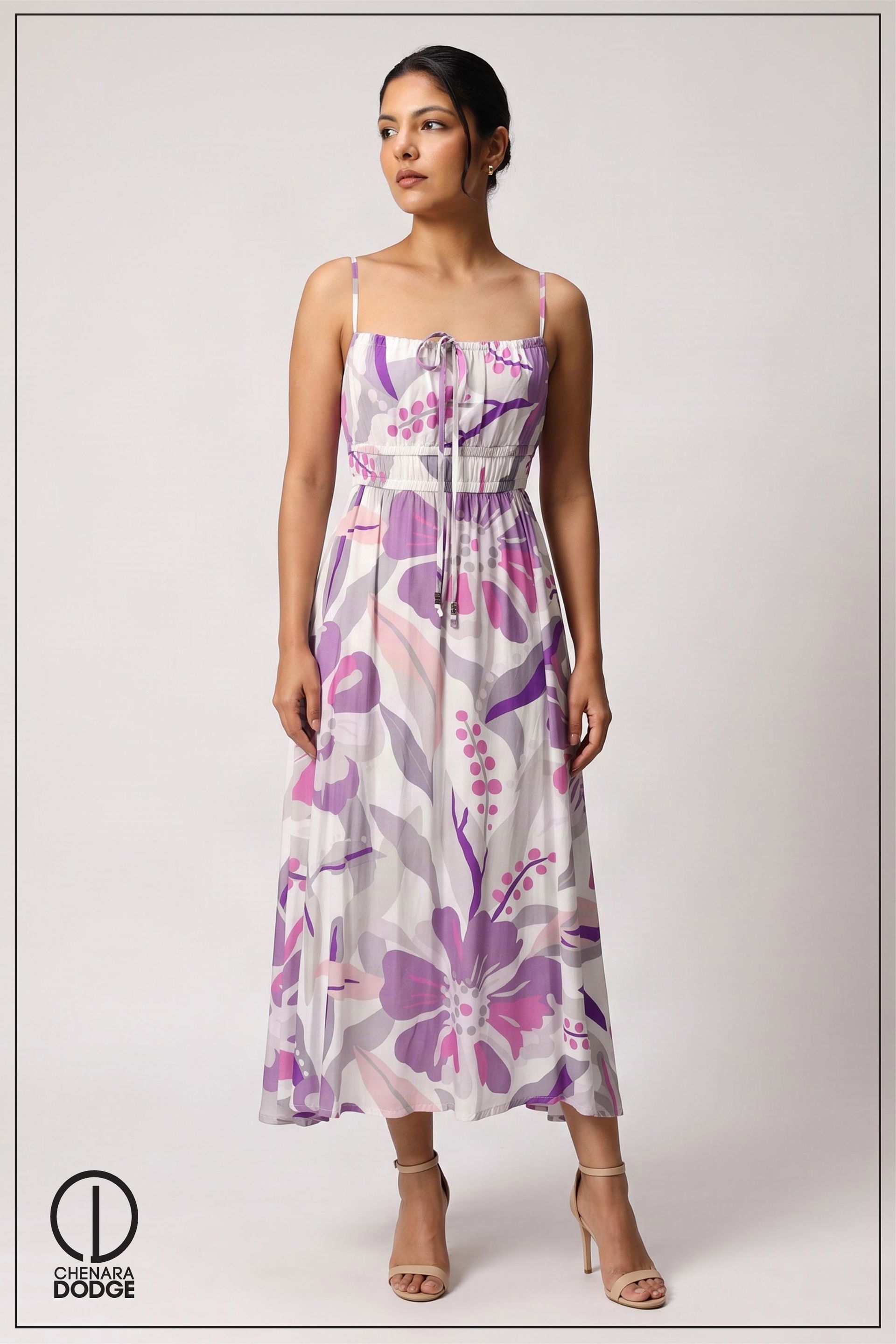 PALOMA SLEEVELESS MIDI DRESS