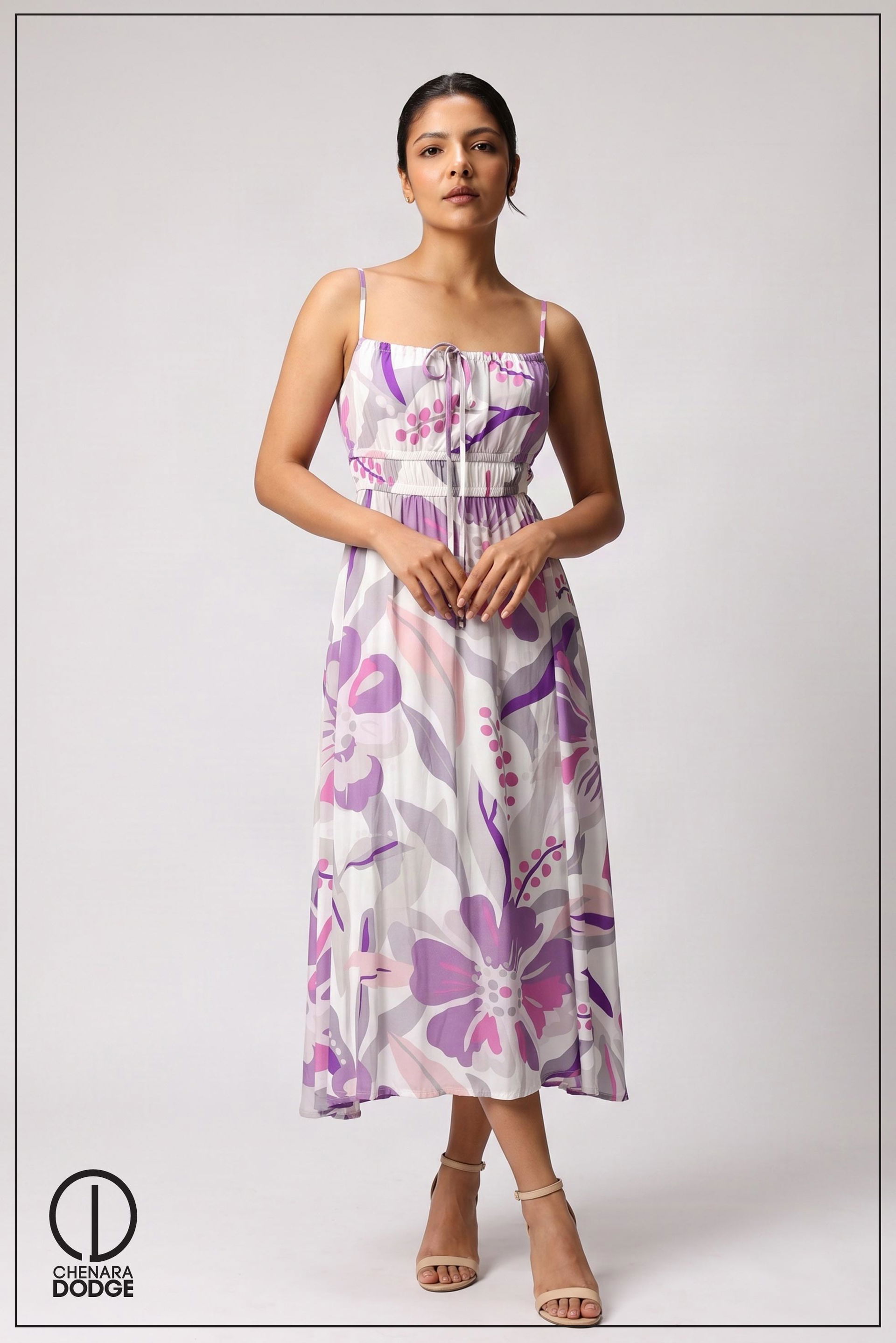 PALOMA SLEEVELESS MIDI DRESS