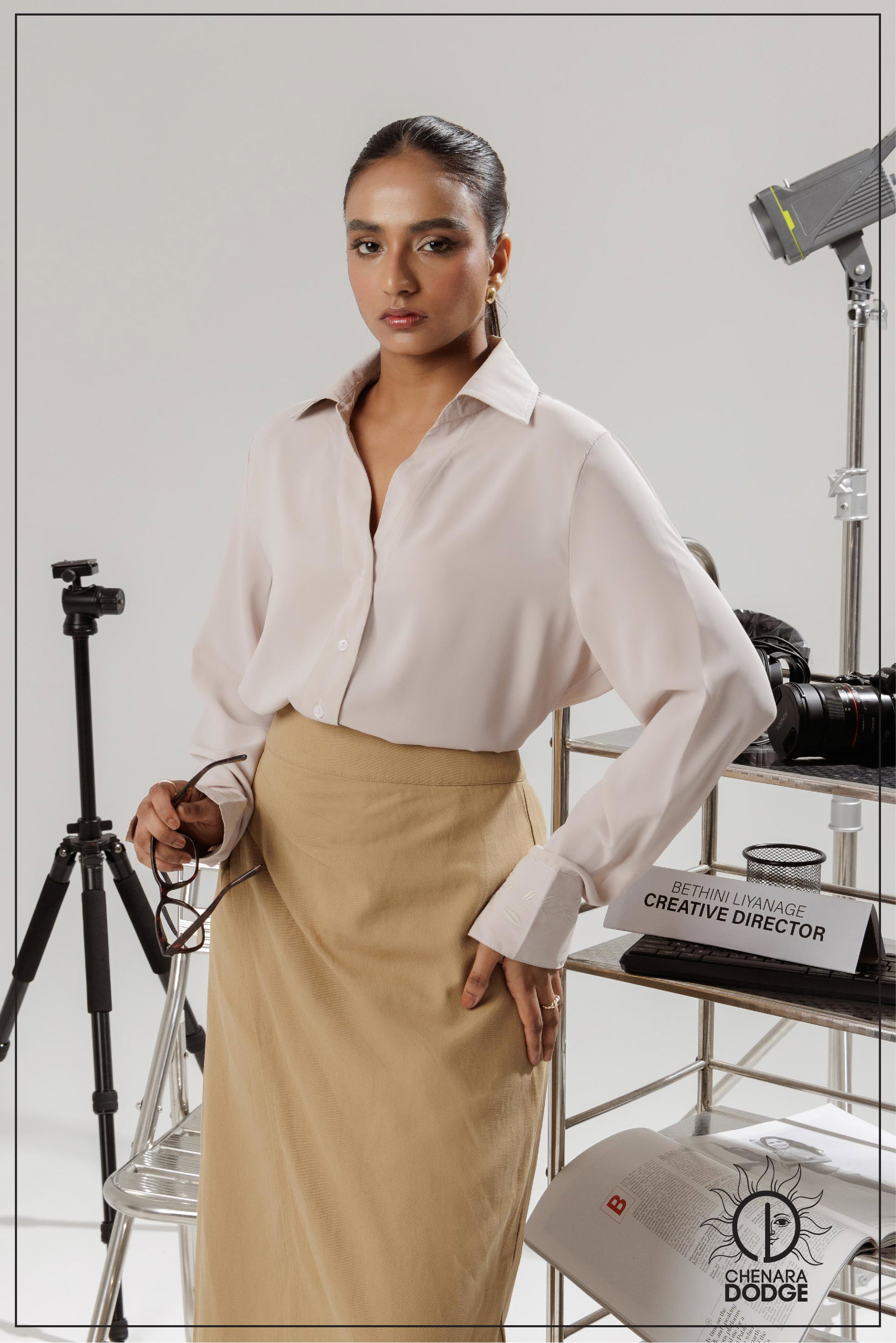 PINKY PLEATED MIDI SKIRT