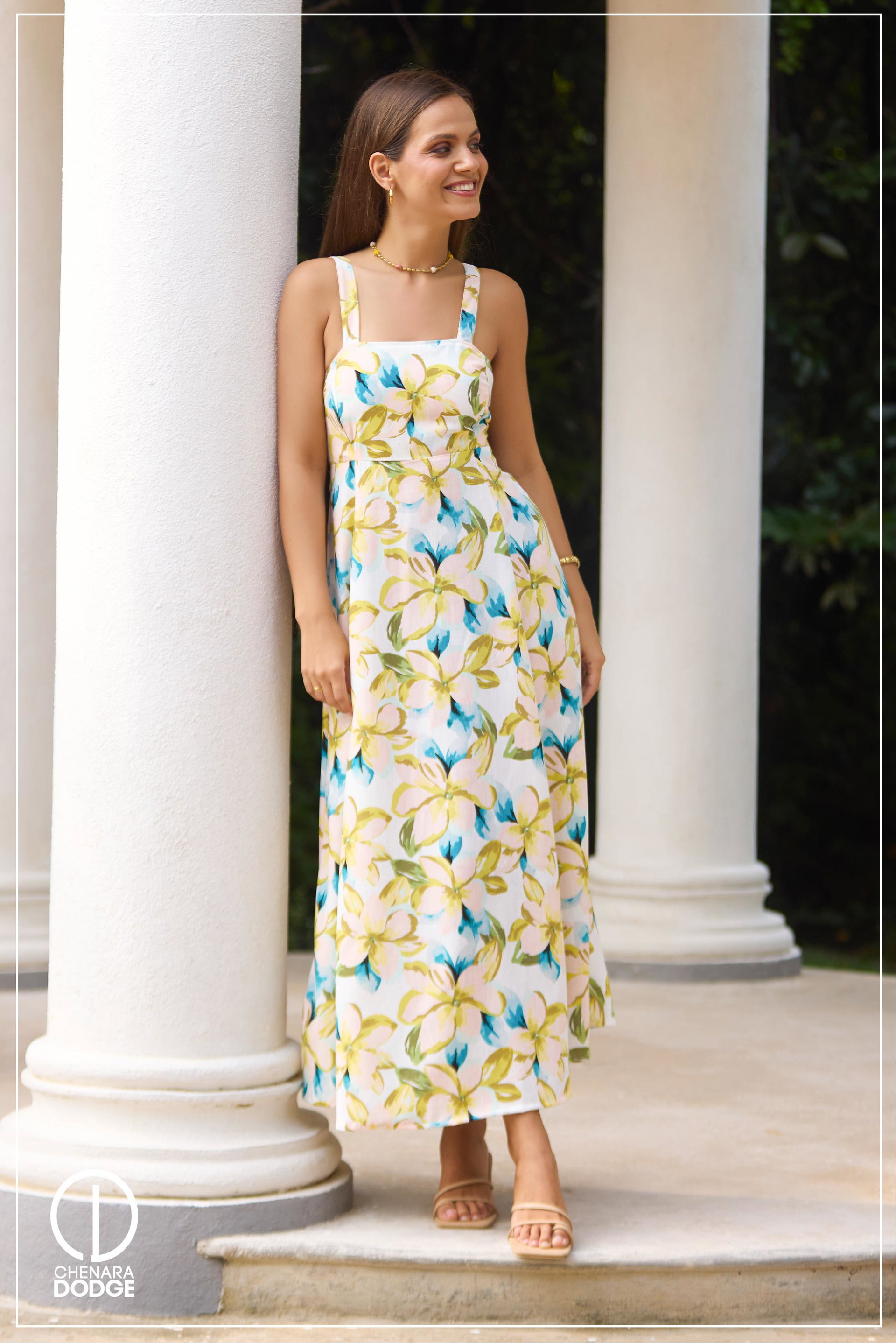 RUBY THICK STRAP MAXI DRESS