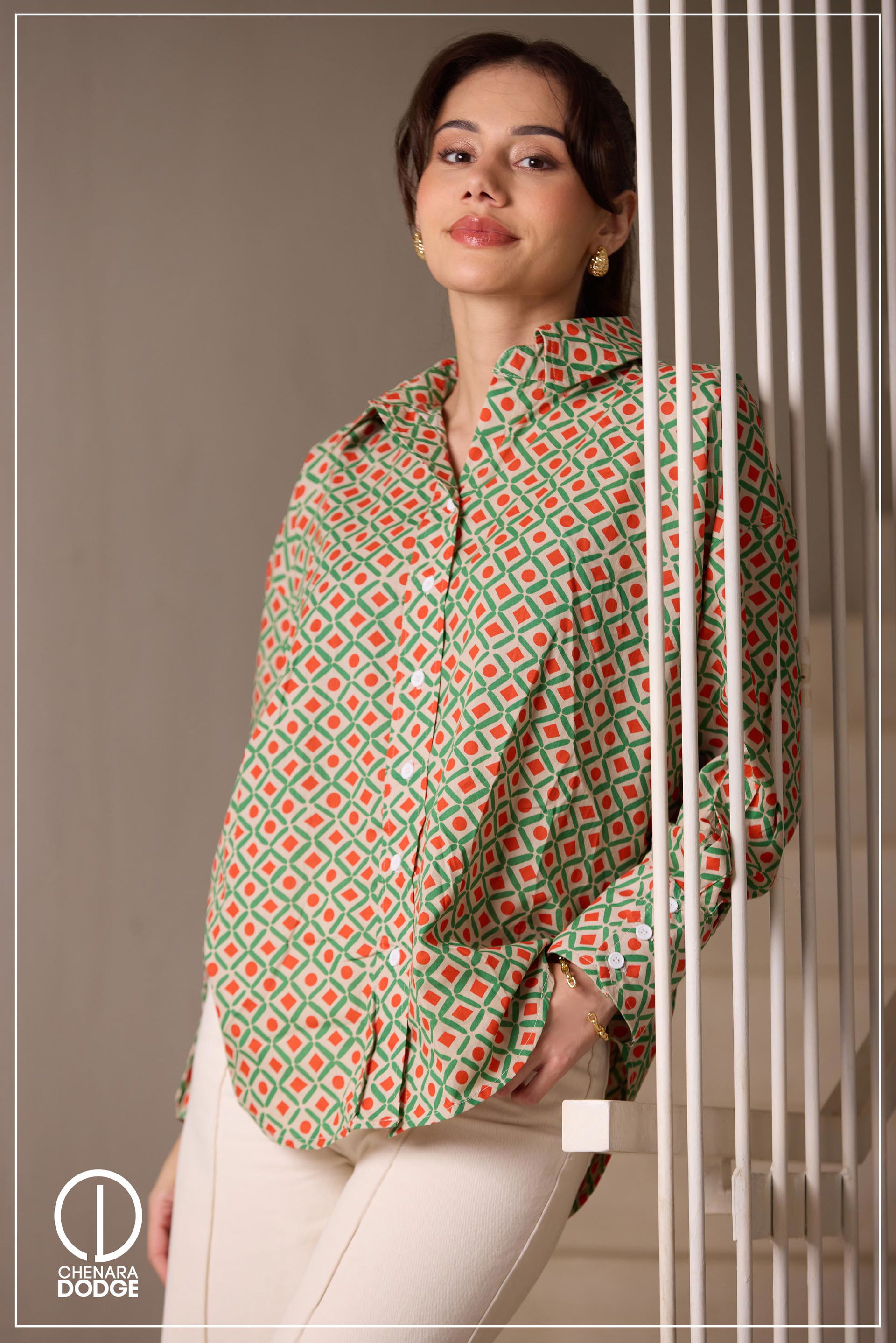 SAGE OVERSIZED SHIRT