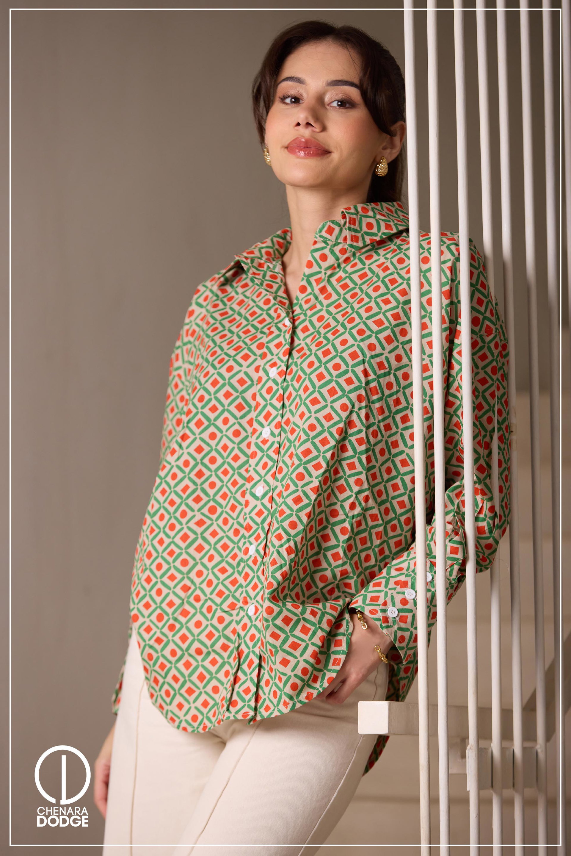 SAGE OVERSIZED SHIRT