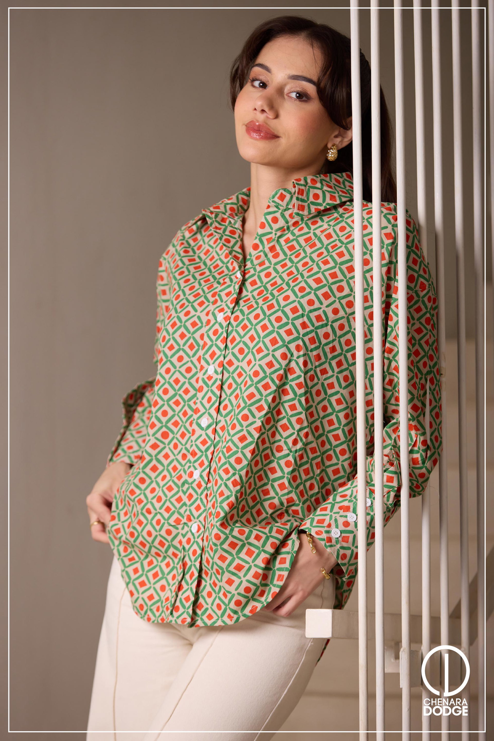 SAGE OVERSIZED SHIRT