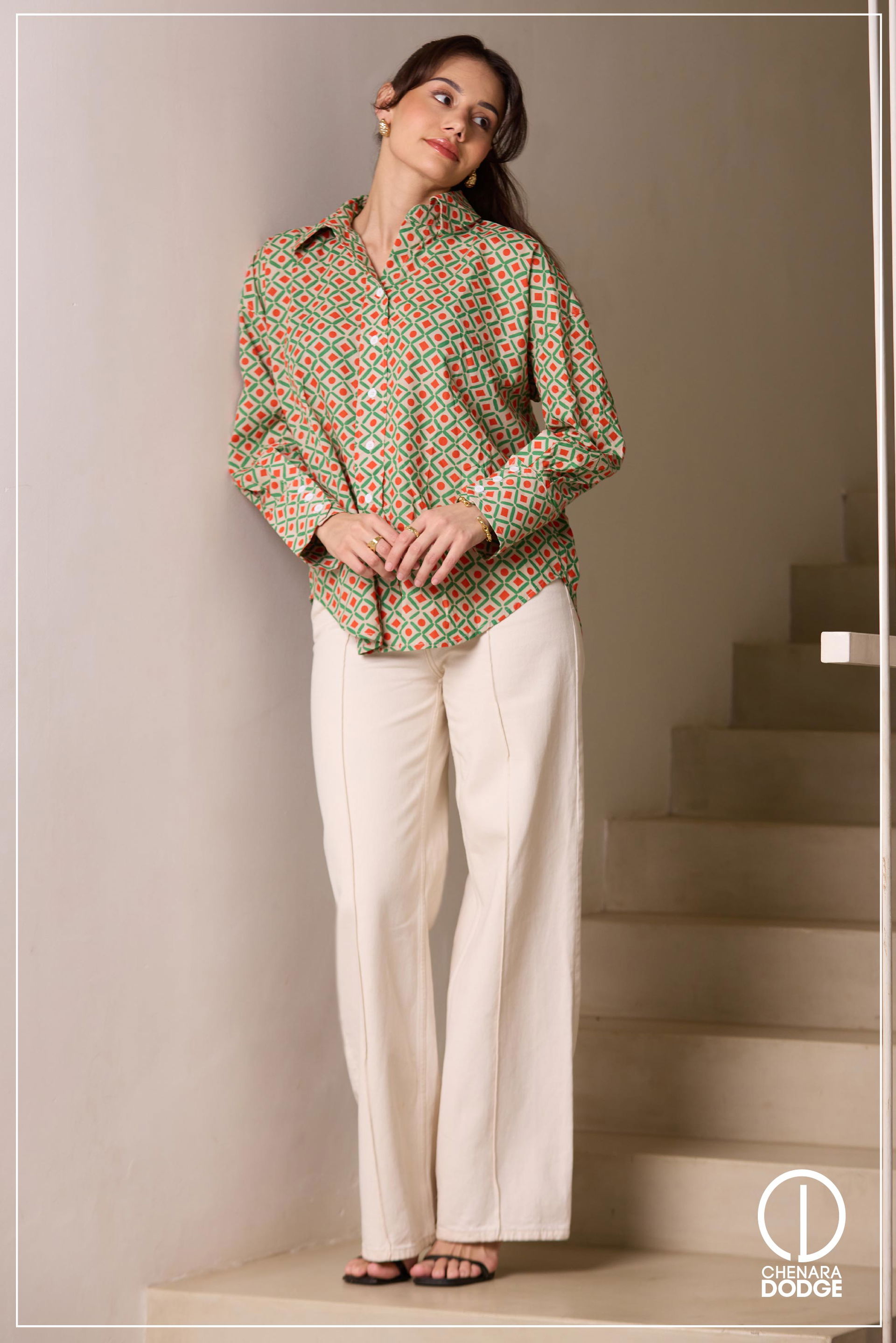 SAGE OVERSIZED SHIRT