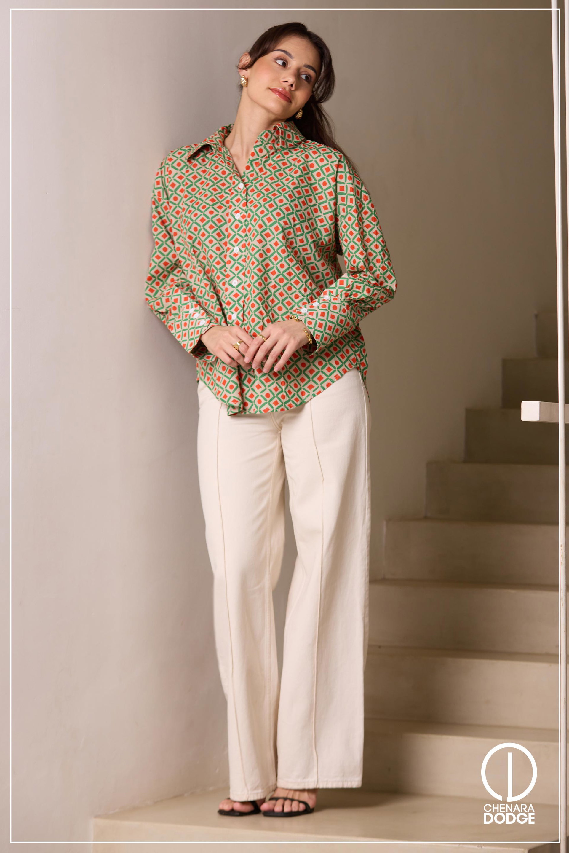 SAGE OVERSIZED SHIRT