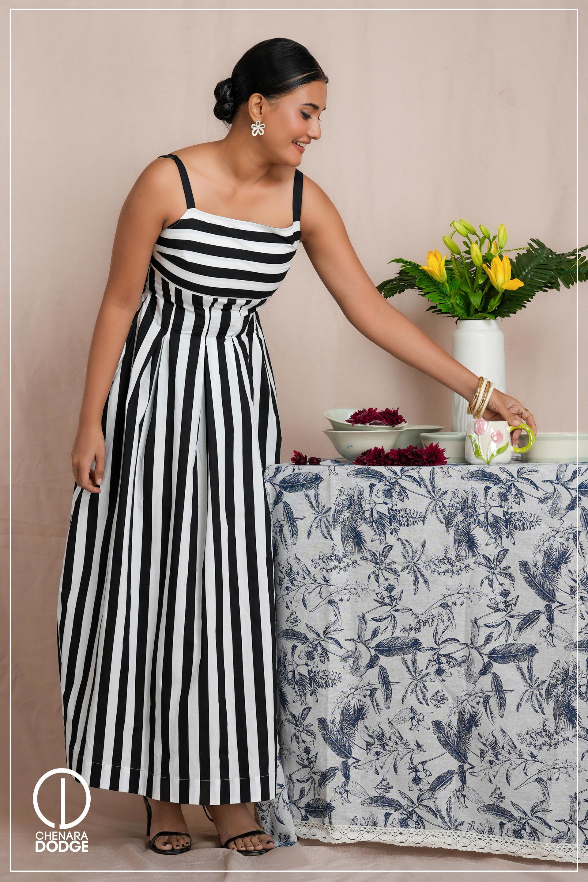 SAHARA PINTUCK MAXI DRESS