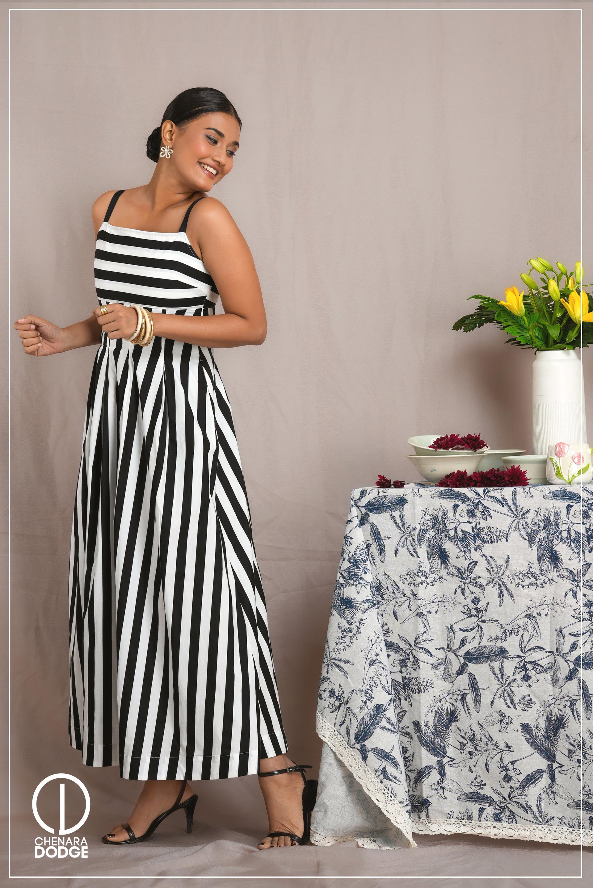 SAHARA PINTUCK MAXI DRESS