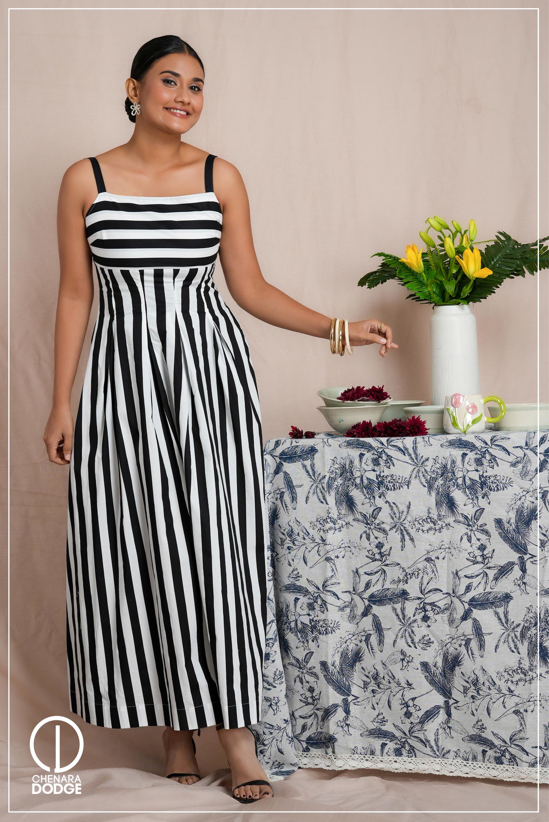 SAHARA PINTUCK MAXI DRESS