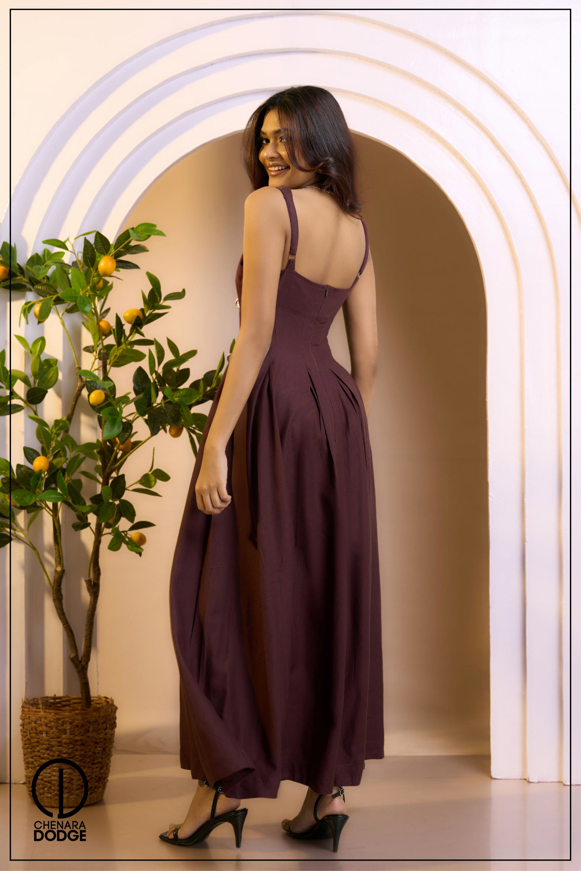 SAHARA PINTUCK MAXI DRESS