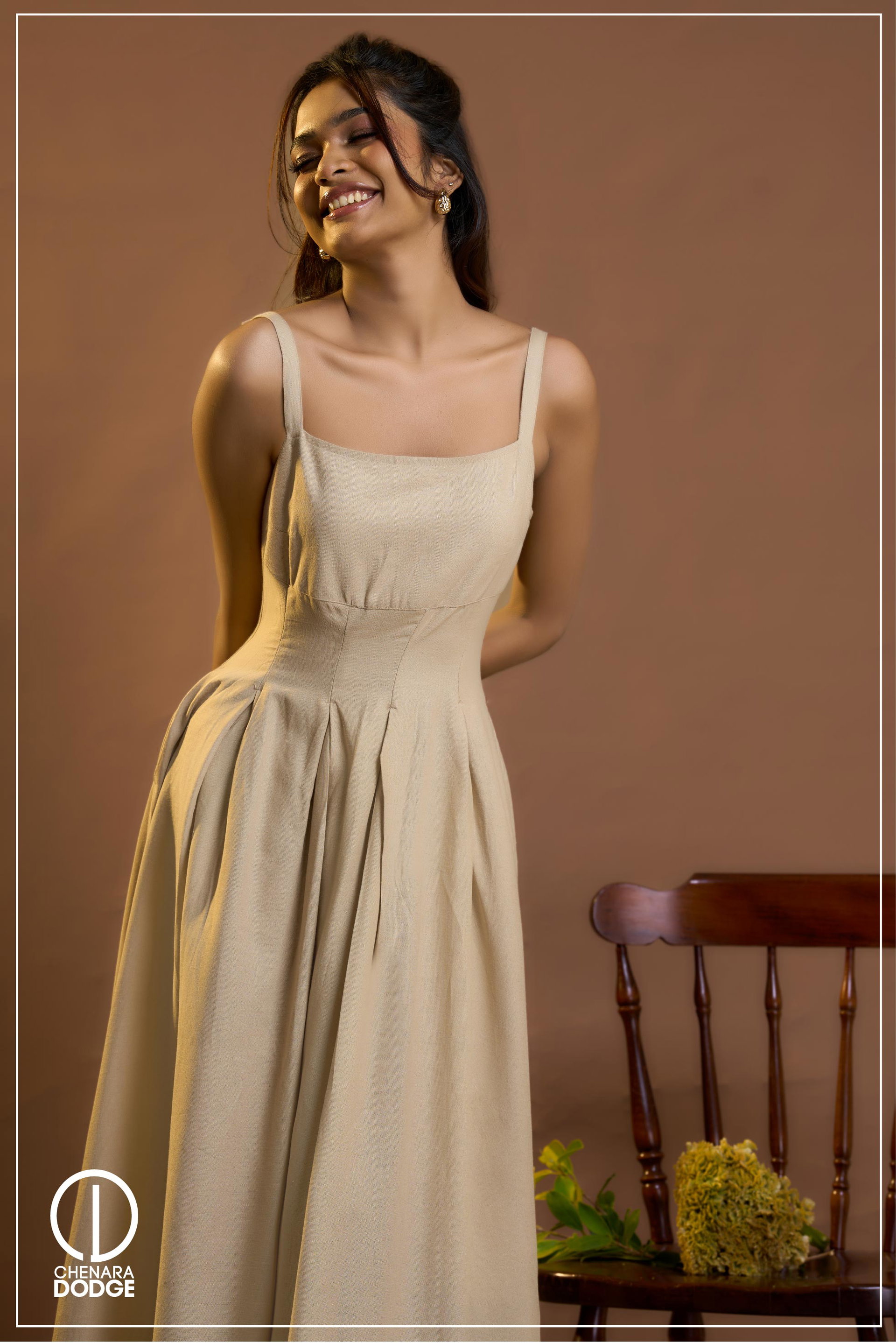 SAHARA PINTUCK MAXI DRESS