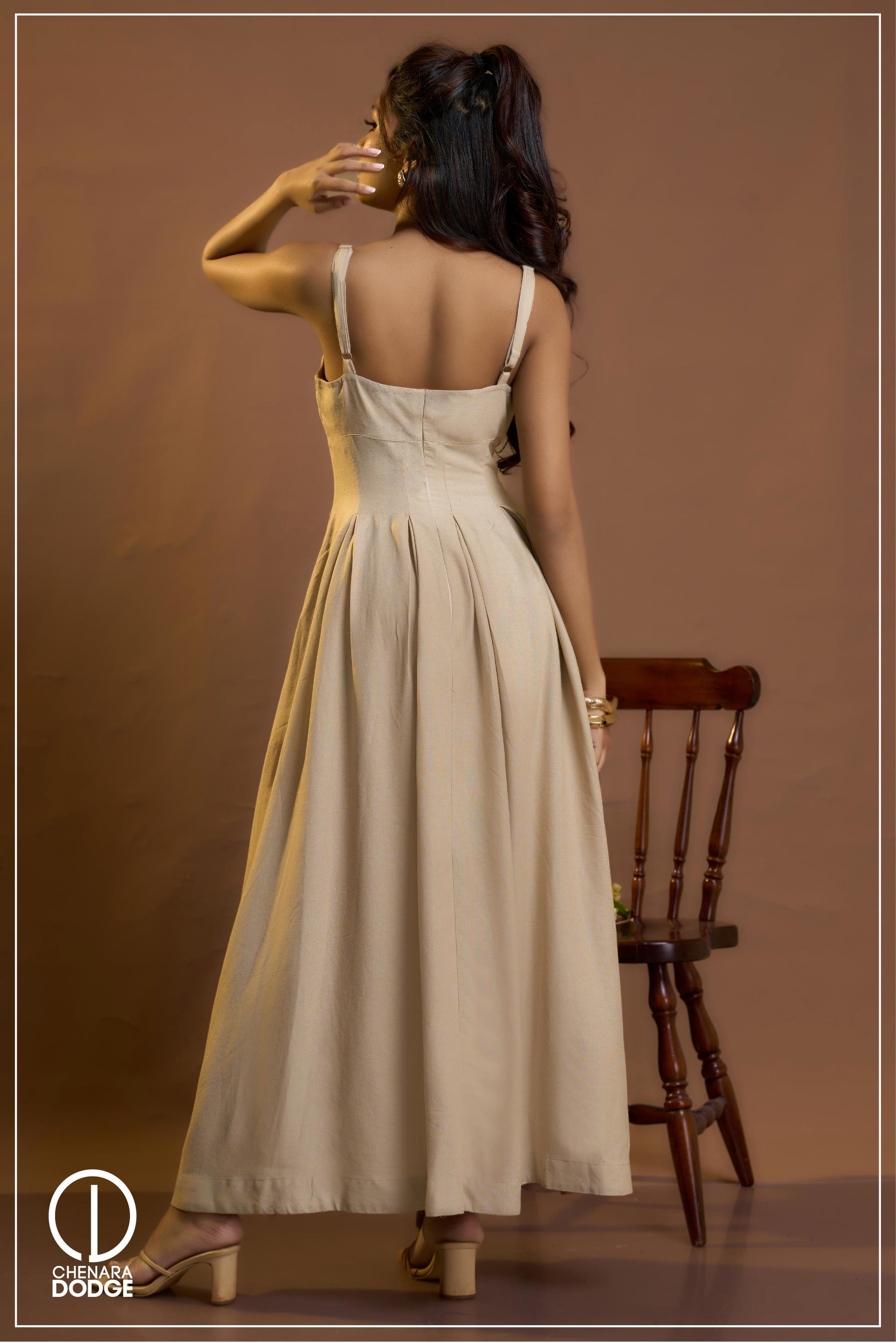 SAHARA PINTUCK MAXI DRESS