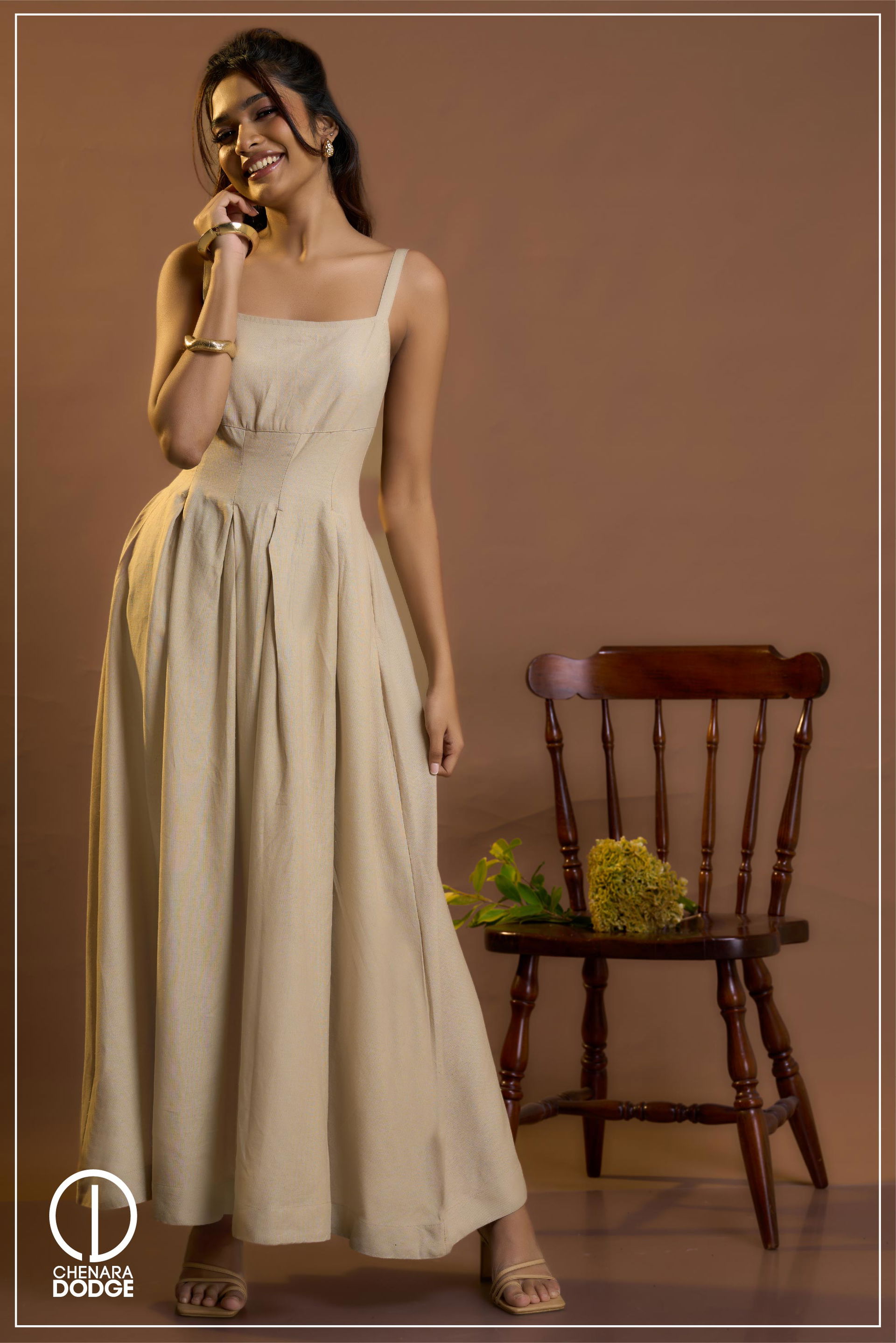 SAHARA PINTUCK MAXI DRESS