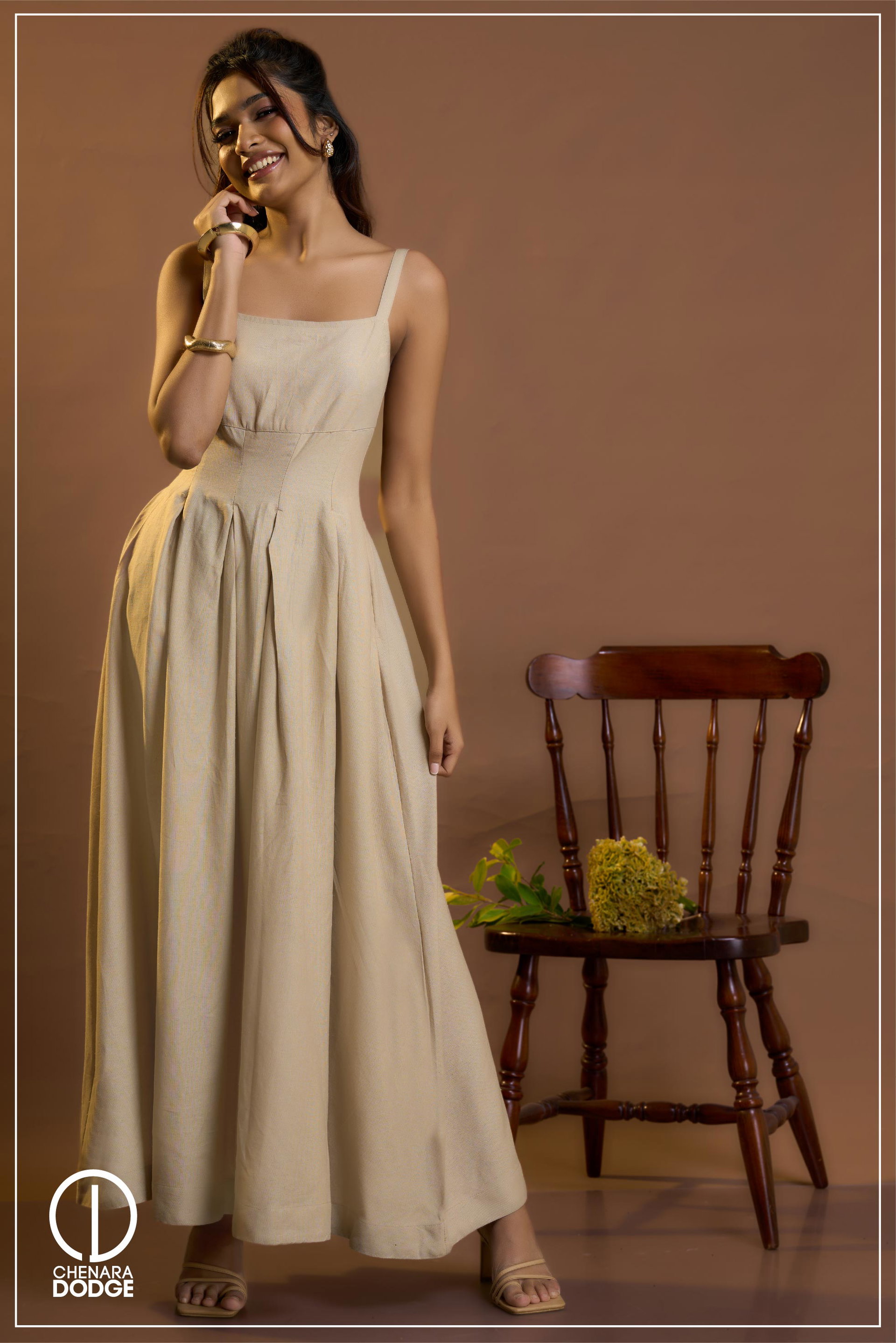 SAHARA PINTUCK MAXI DRESS