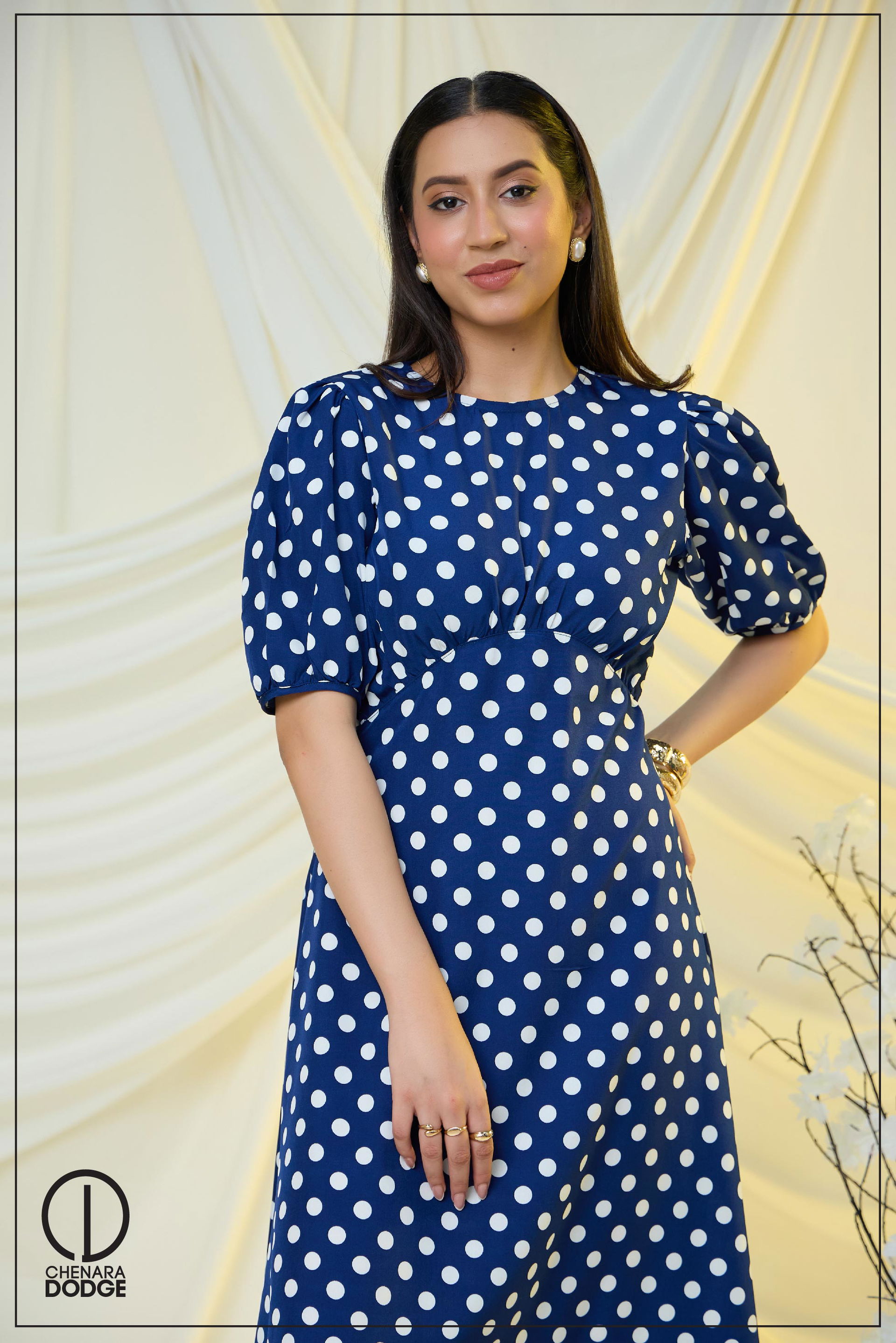  Blue & White (Dot)