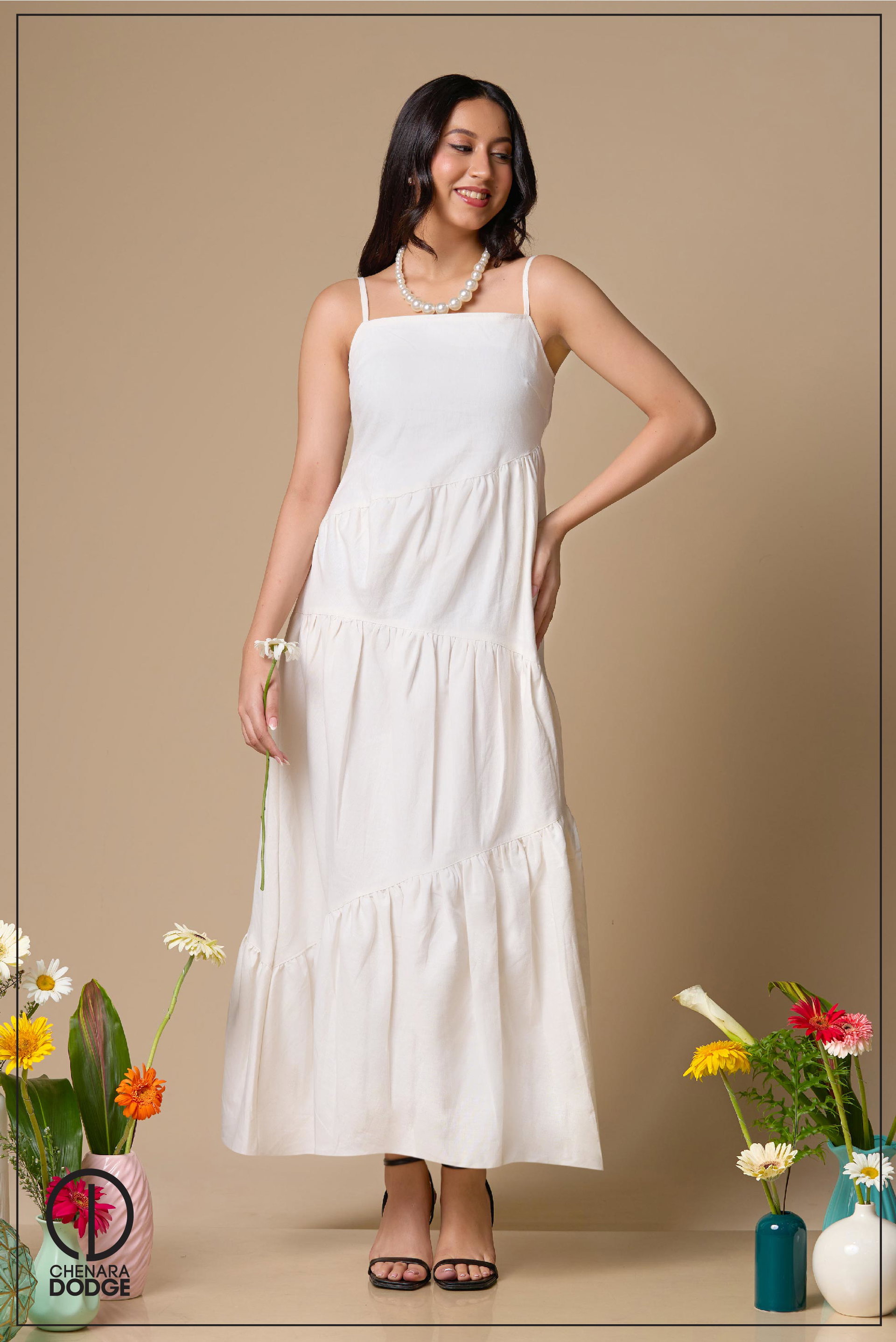 SARA TIERED MAXI DRESS