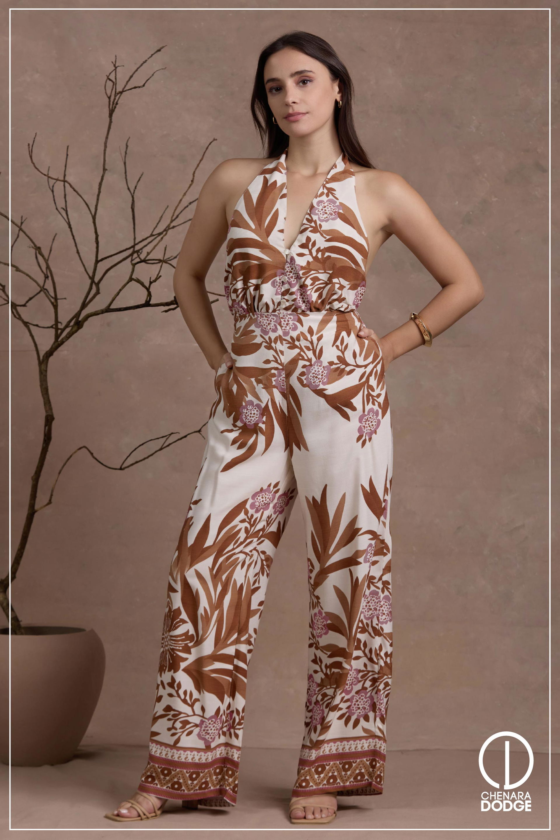 Off White -Brown (Printed)