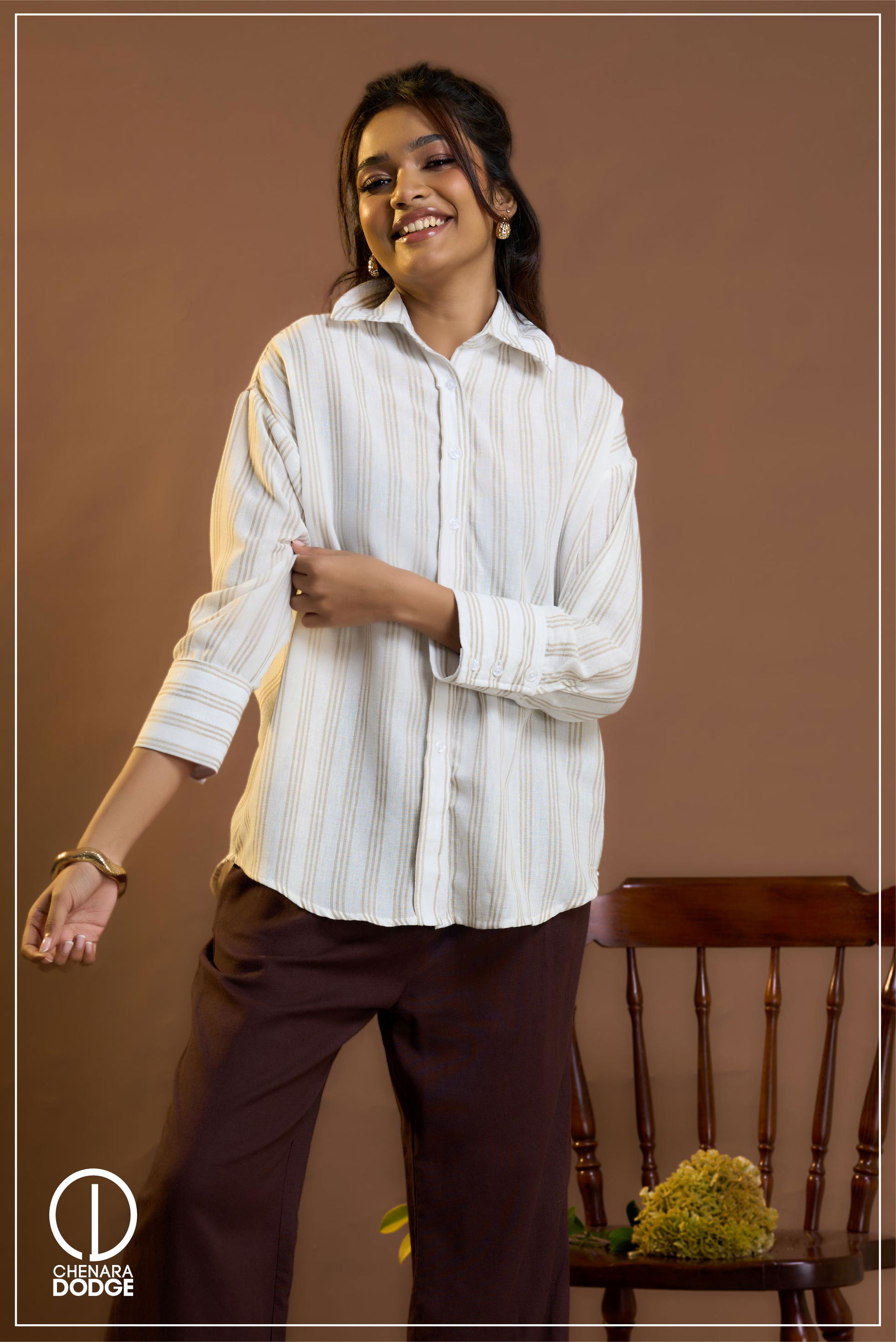 SELENE BUTTON DOWN SHIRT