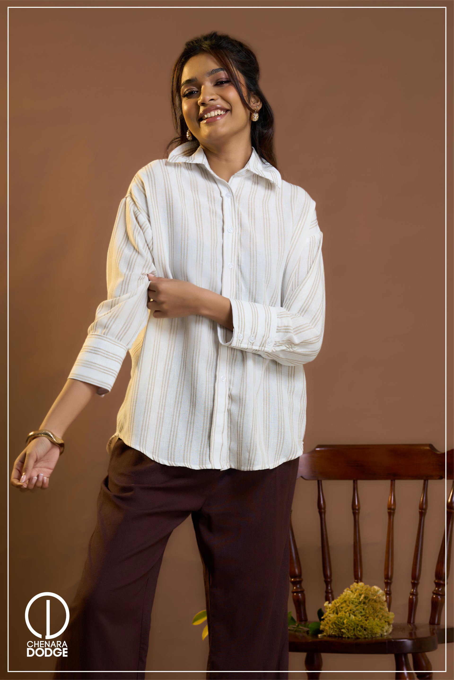 SELENE BUTTON DOWN SHIRT