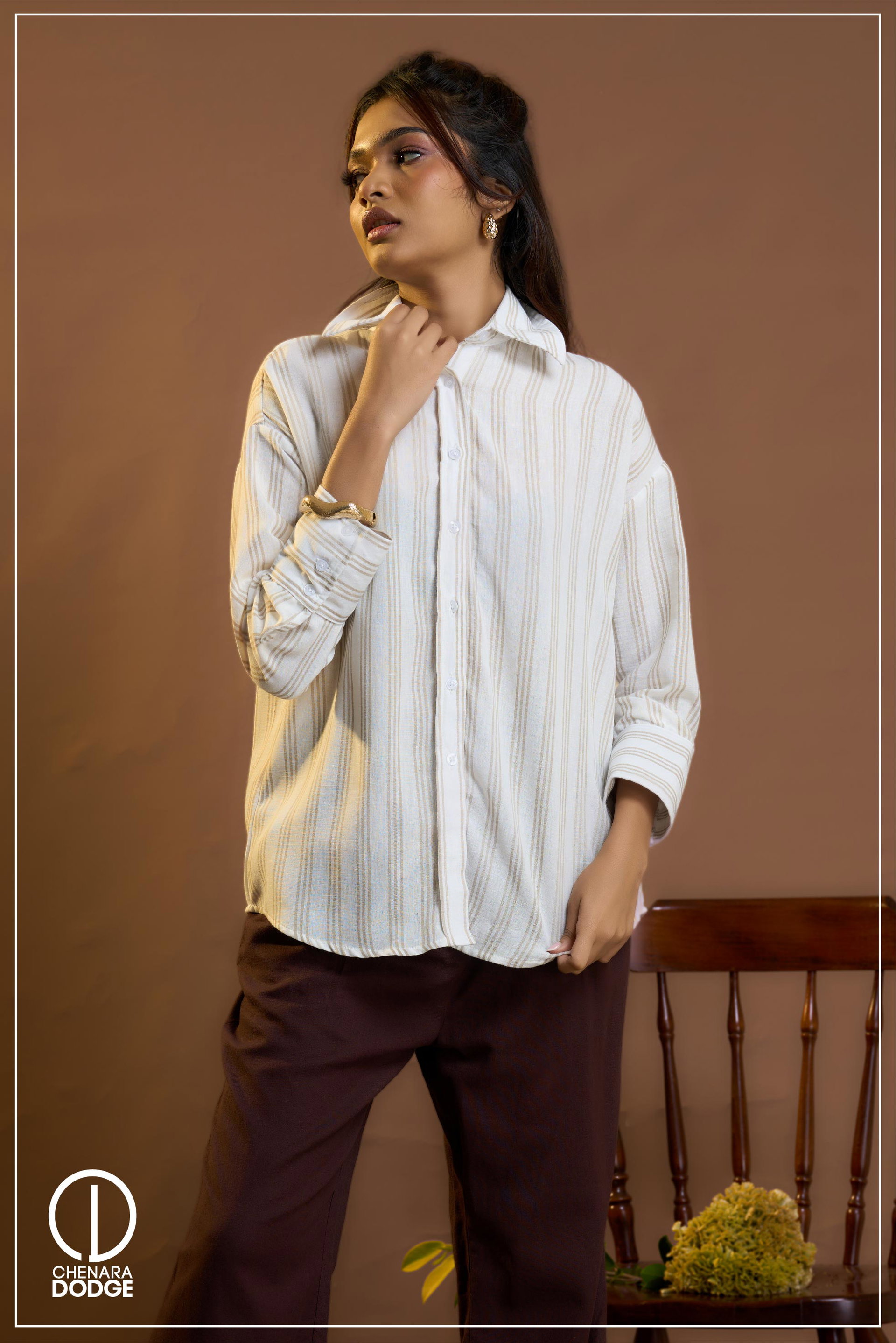 SELENE BUTTON DOWN SHIRT