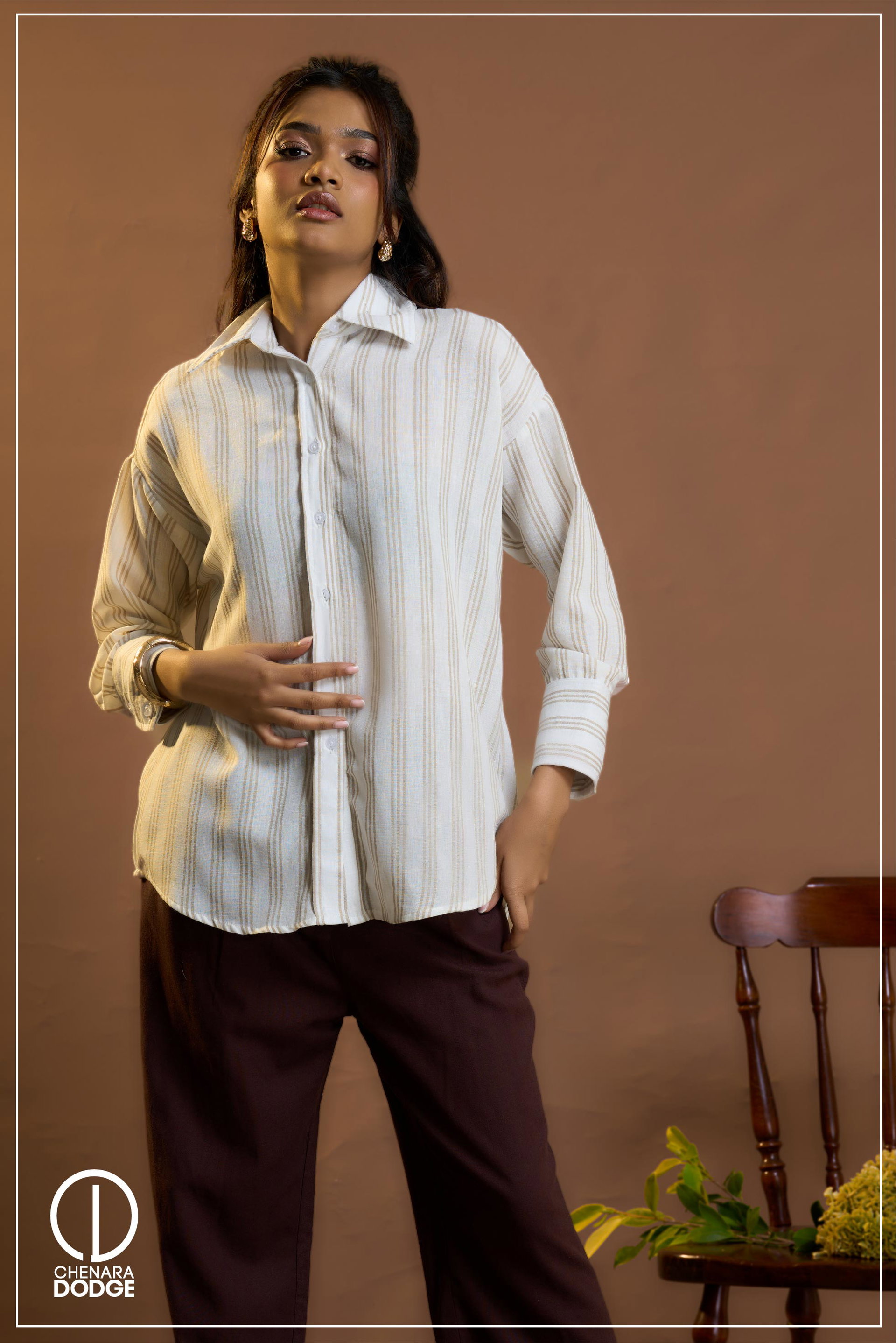 SELENE BUTTON DOWN SHIRT