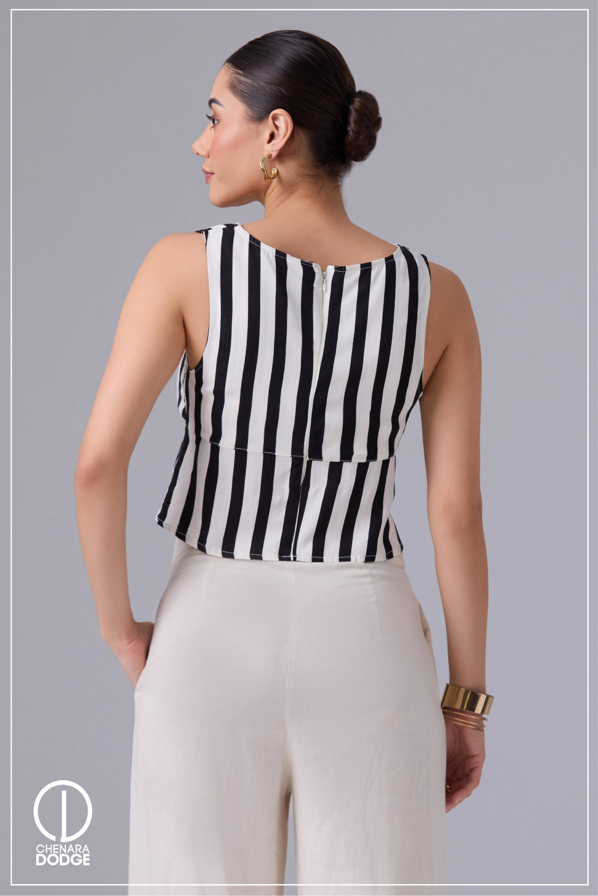 SELENE V NECK BUSTIER TOP