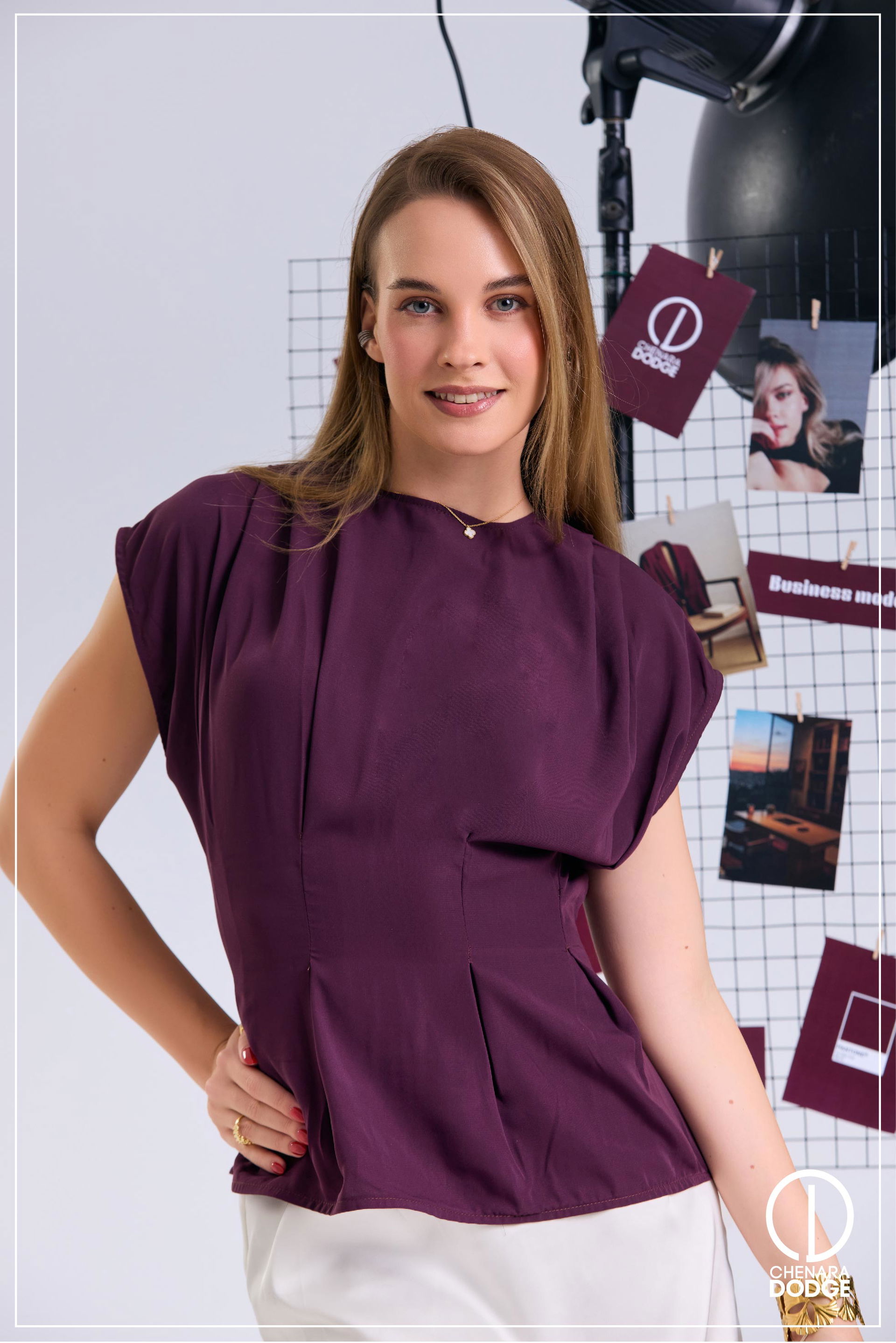 SENAYA PINTUCK TOP