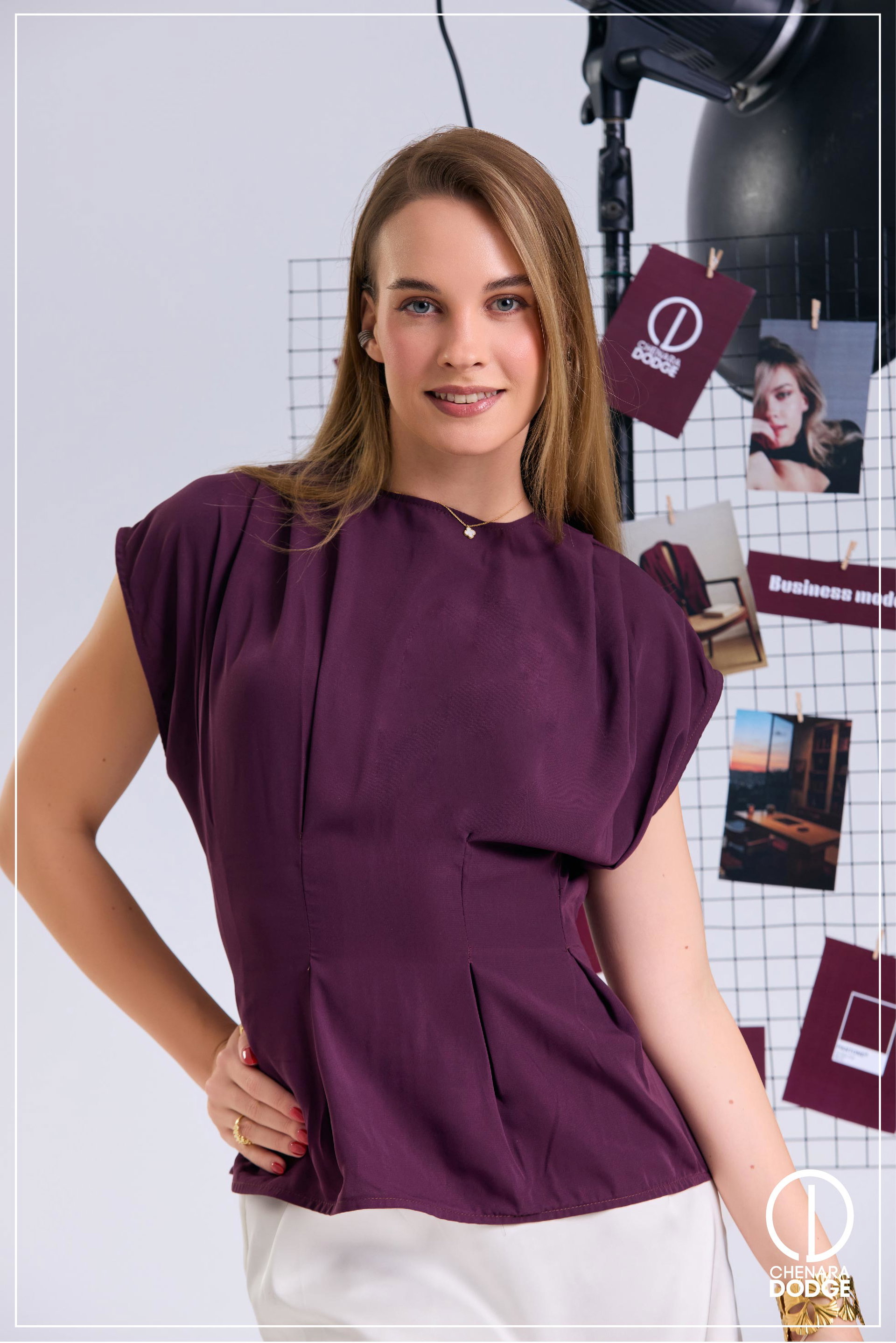 SENAYA PINTUCK TOP