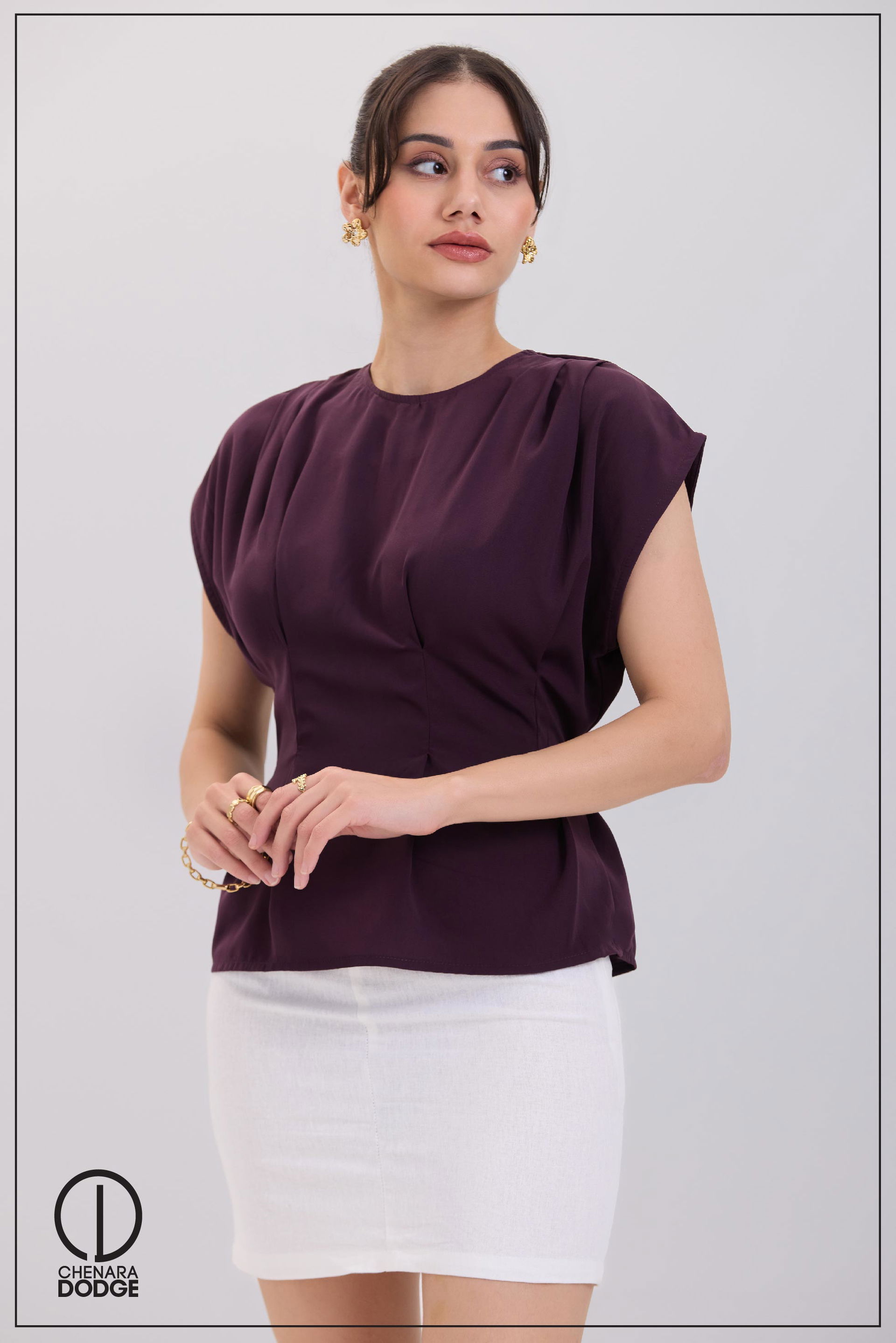 SENAYA PINTUCK TOP