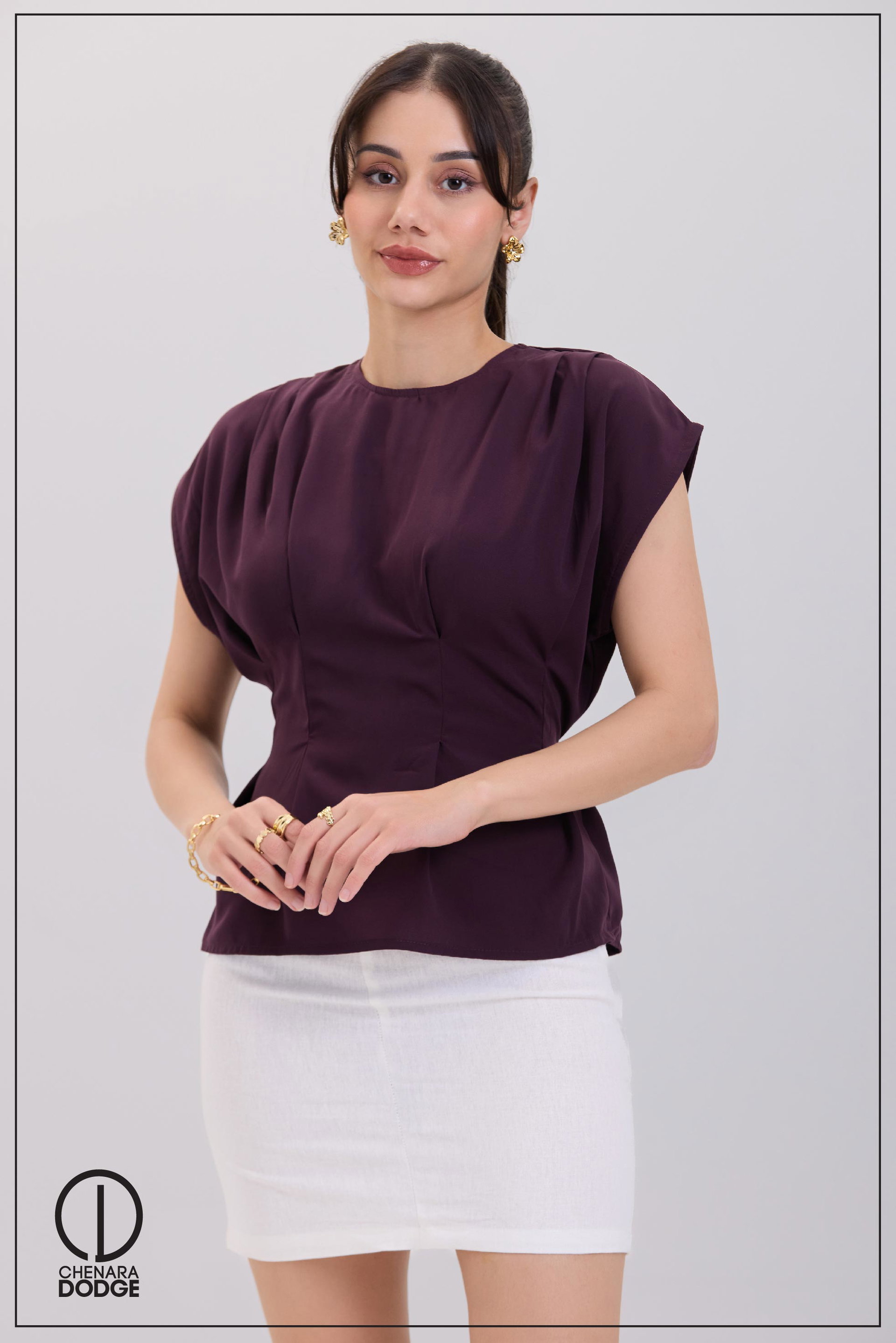 SENAYA PINTUCK TOP