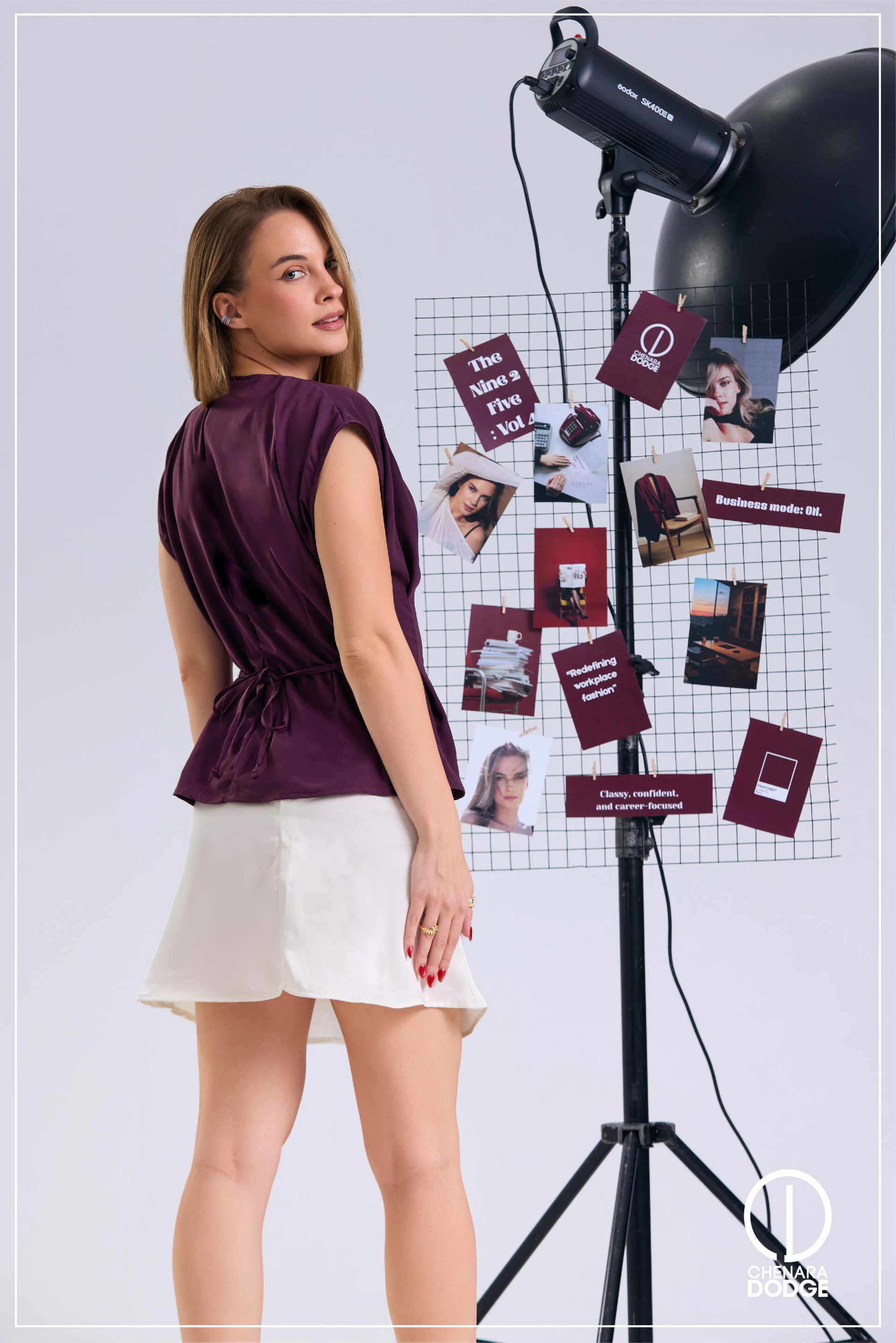 SENAYA PINTUCK TOP
