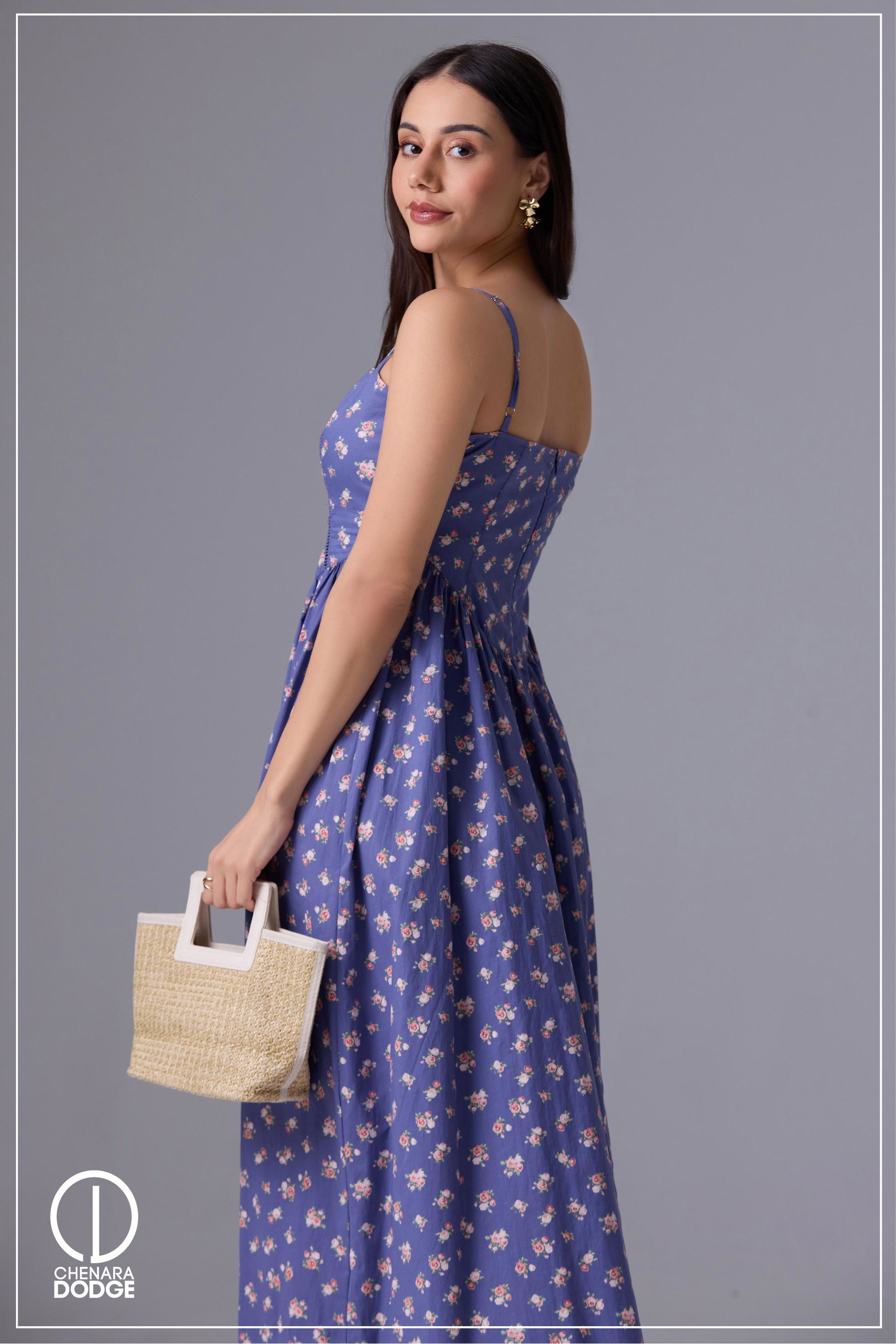 SERENA FLORAL BOHEMIAN MAXI DRESS