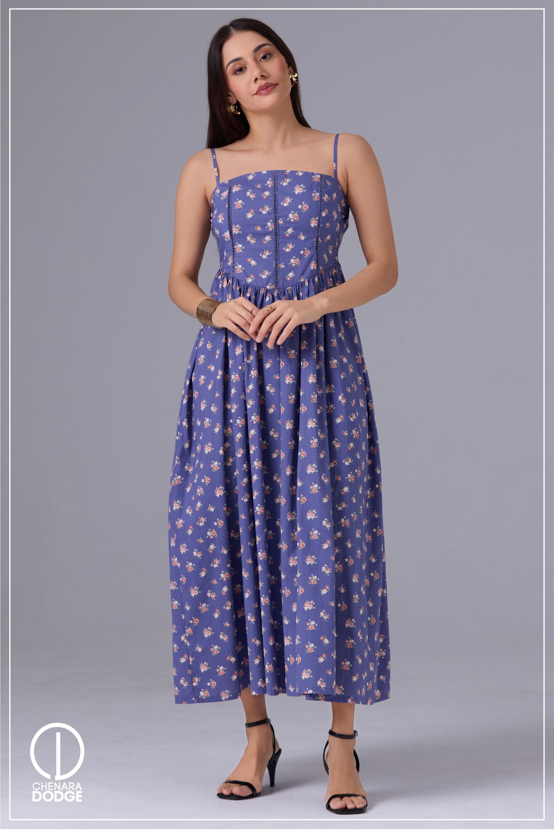 SERENA FLORAL BOHEMIAN MAXI DRESS