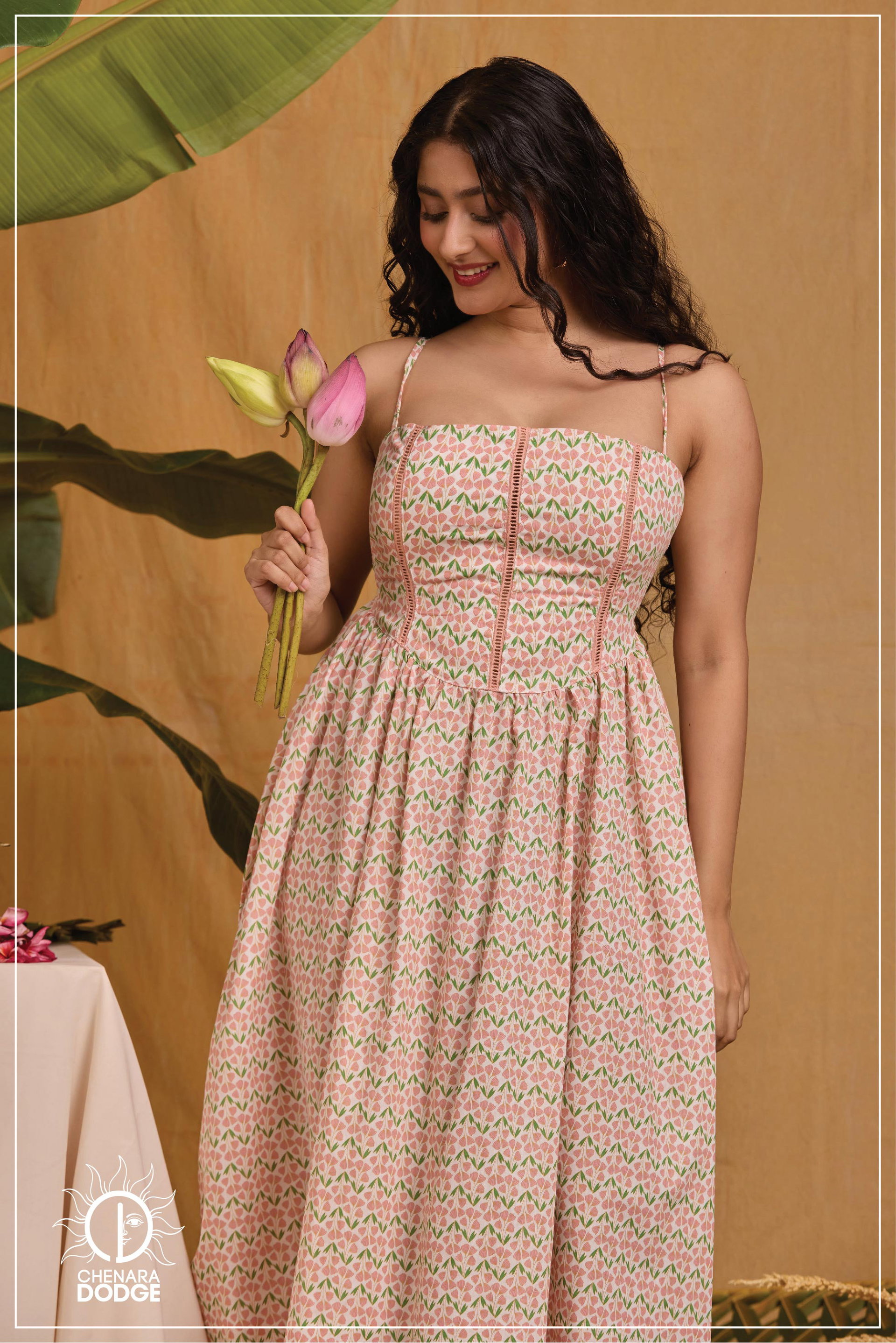 SERENA FLORAL BOHEMIAN MAXI DRESS