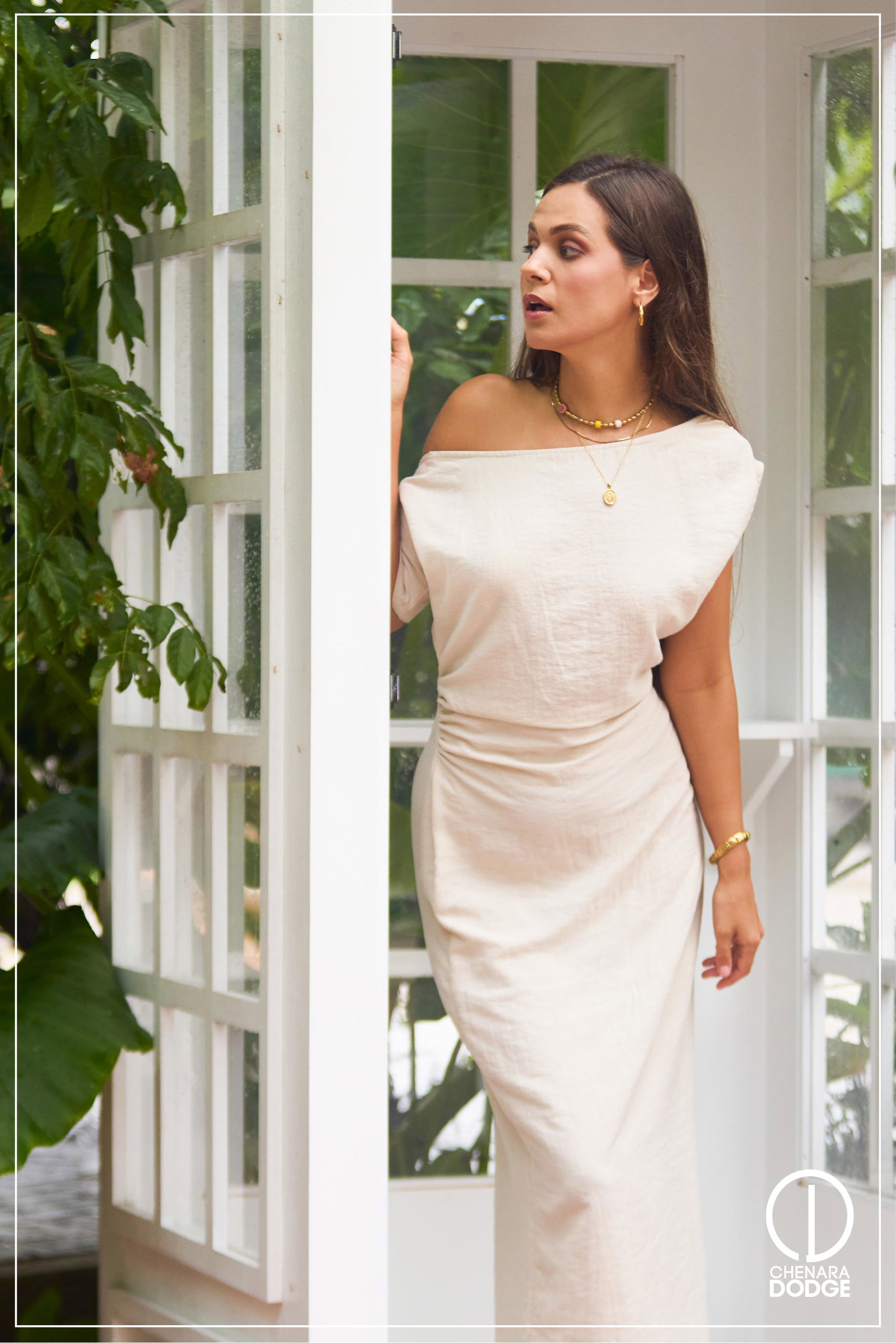 SIARA OFF SHOULDER BODYCON MAXI DRESS