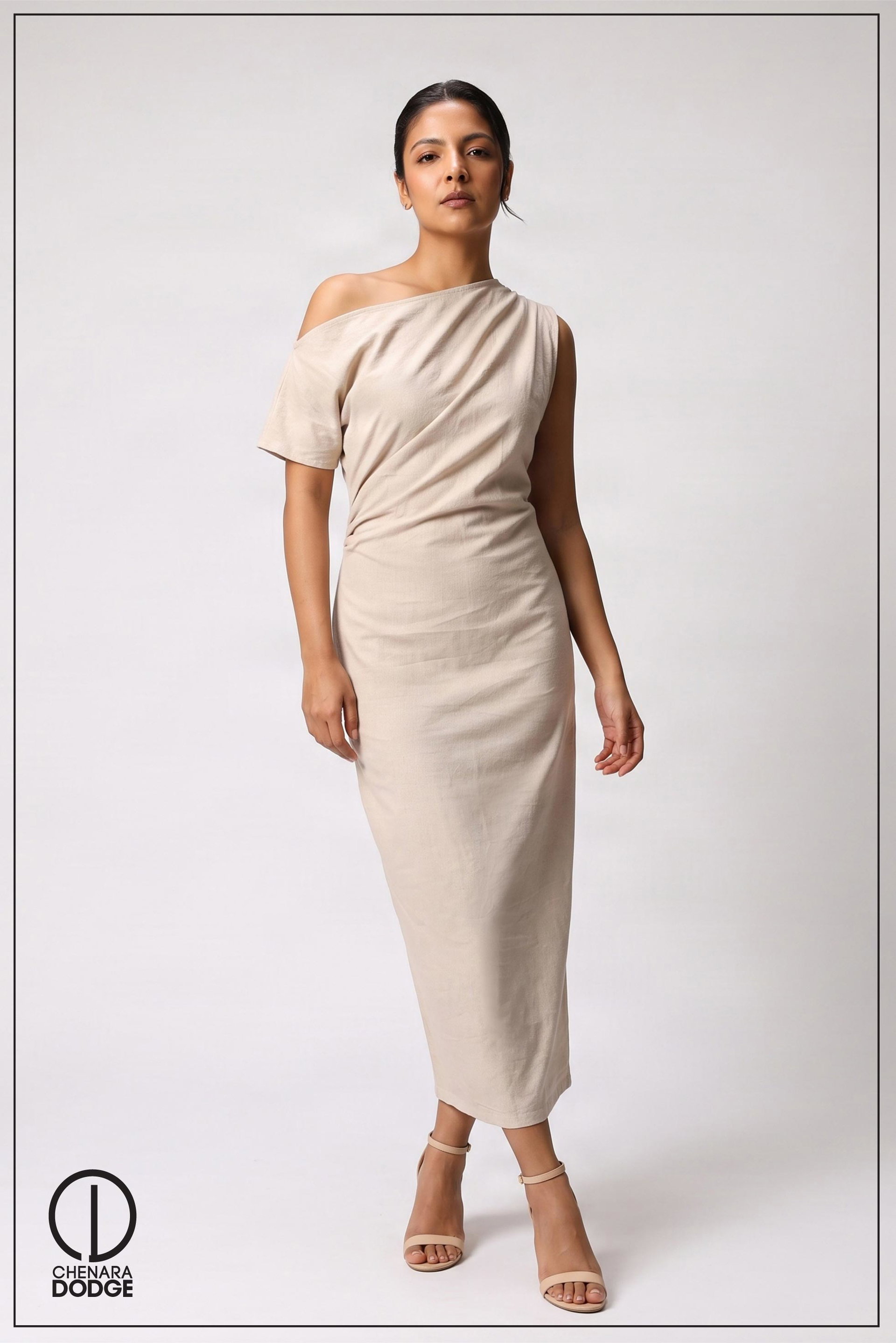 SIARA OFF SHOULDER BODYCON MAXI DRESS