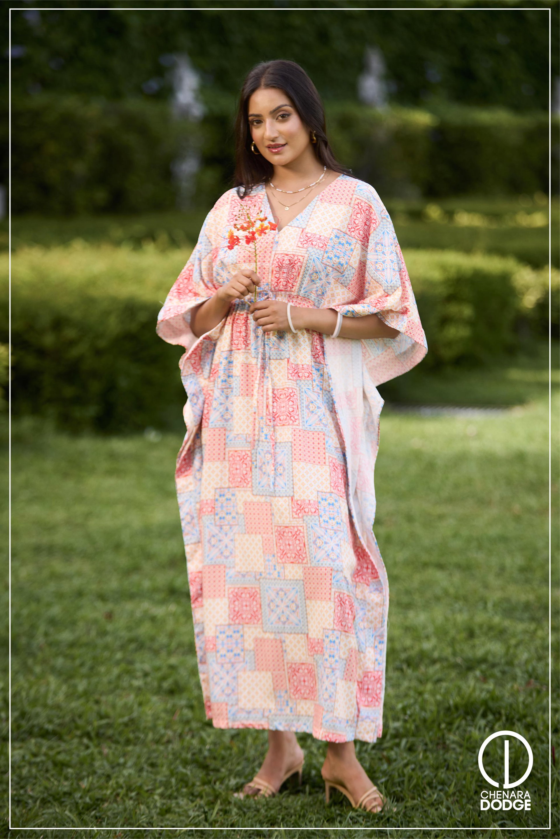 SIENNA V-NECK MAXI KAFTAN