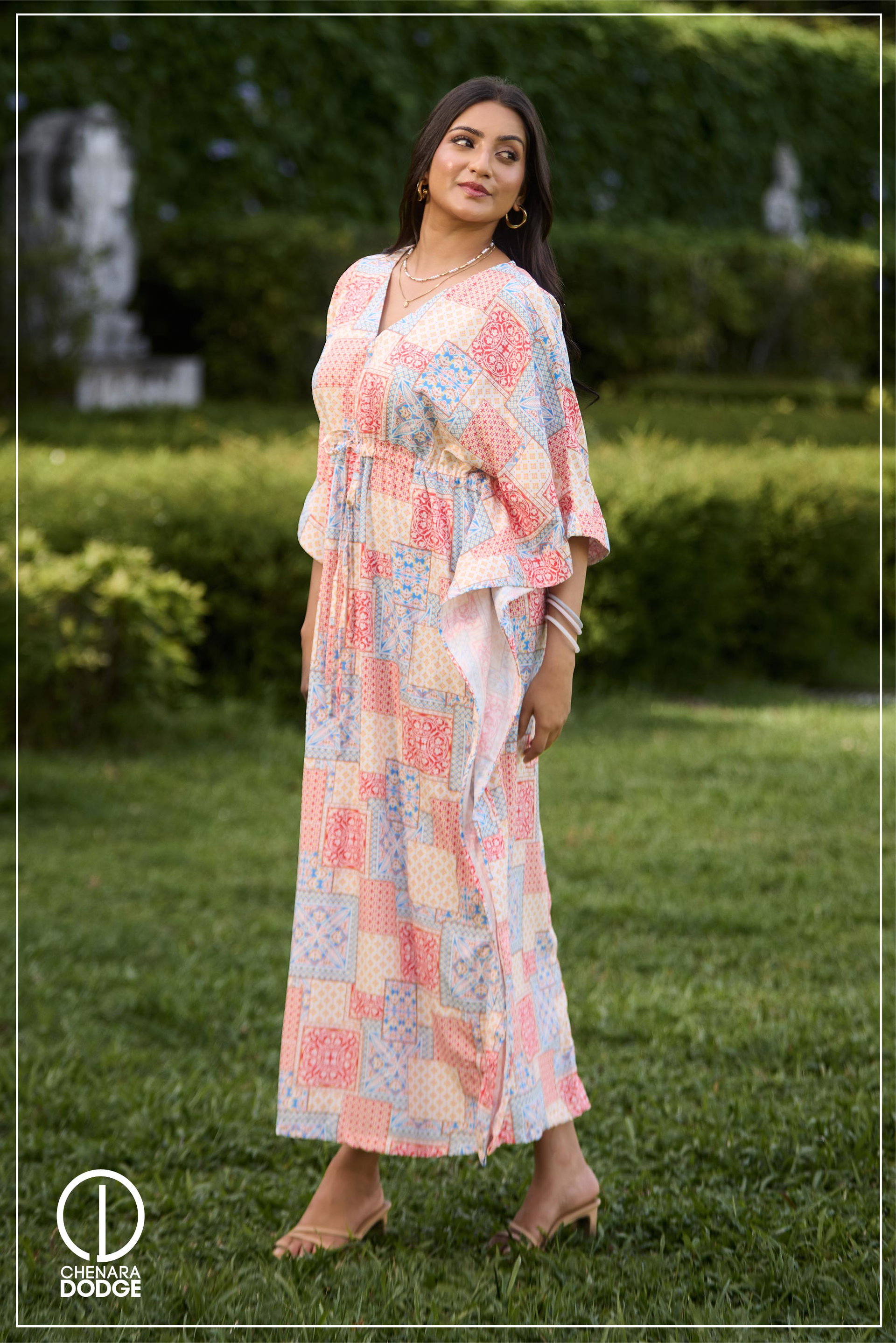 SIENNA V-NECK MAXI KAFTAN