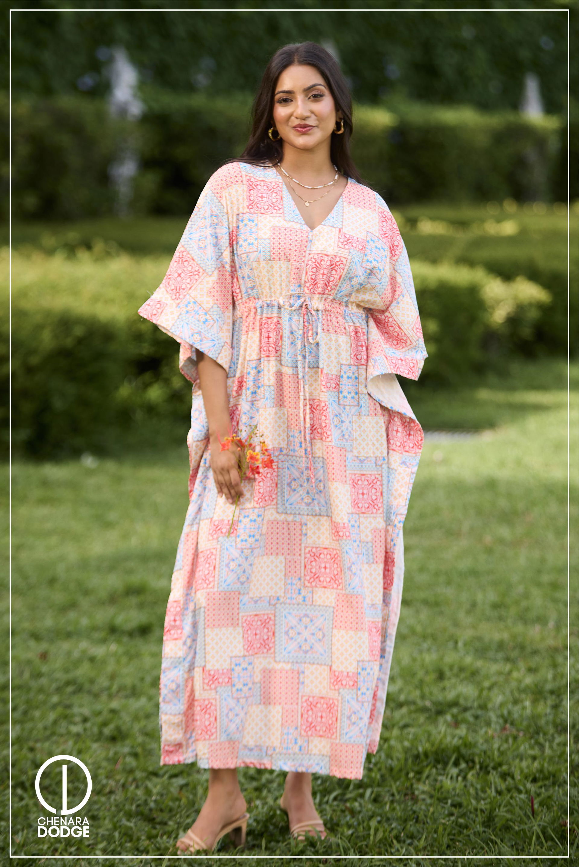 SIENNA V-NECK MAXI KAFTAN