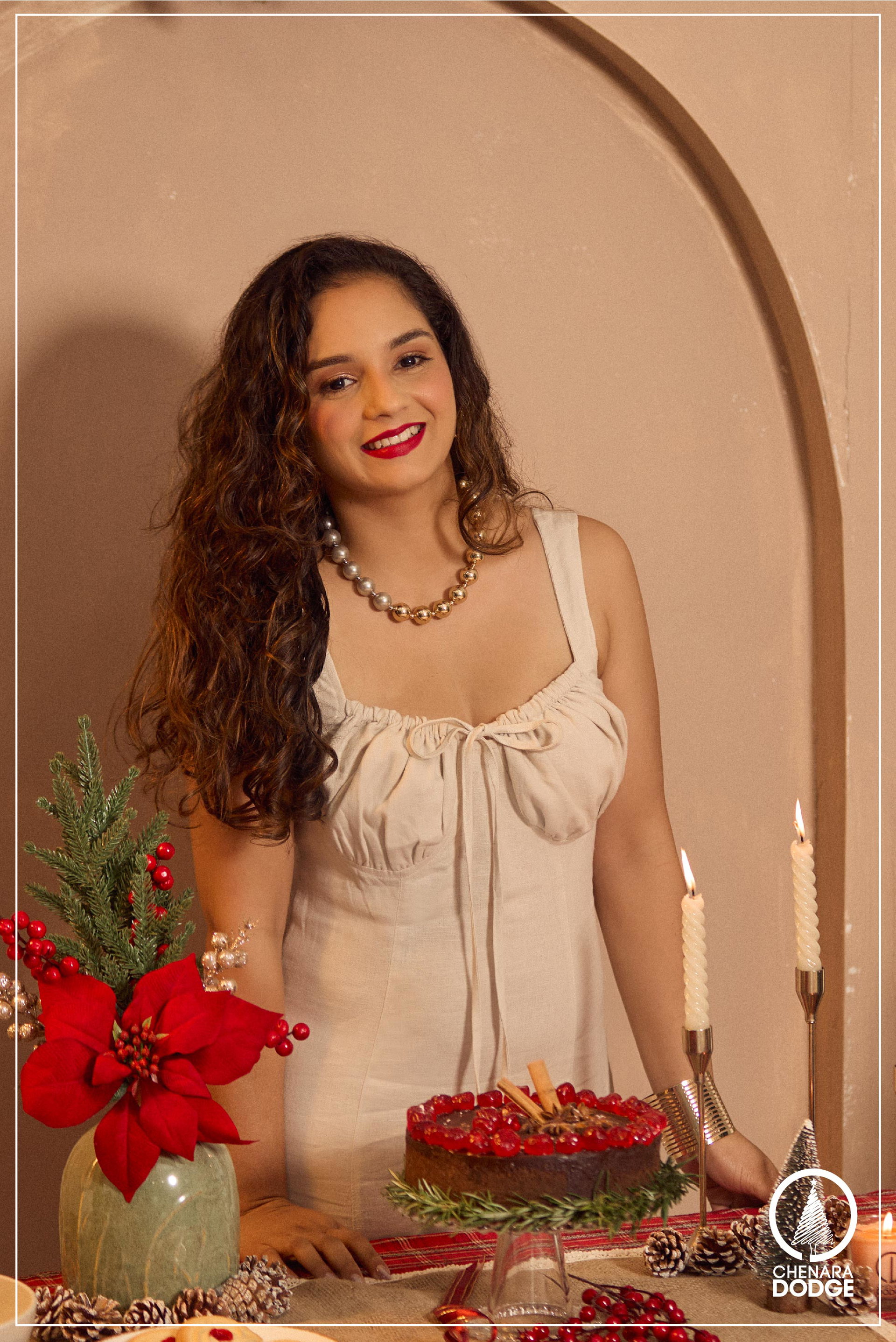 SKYE BUSTIER MIDI DRESS
