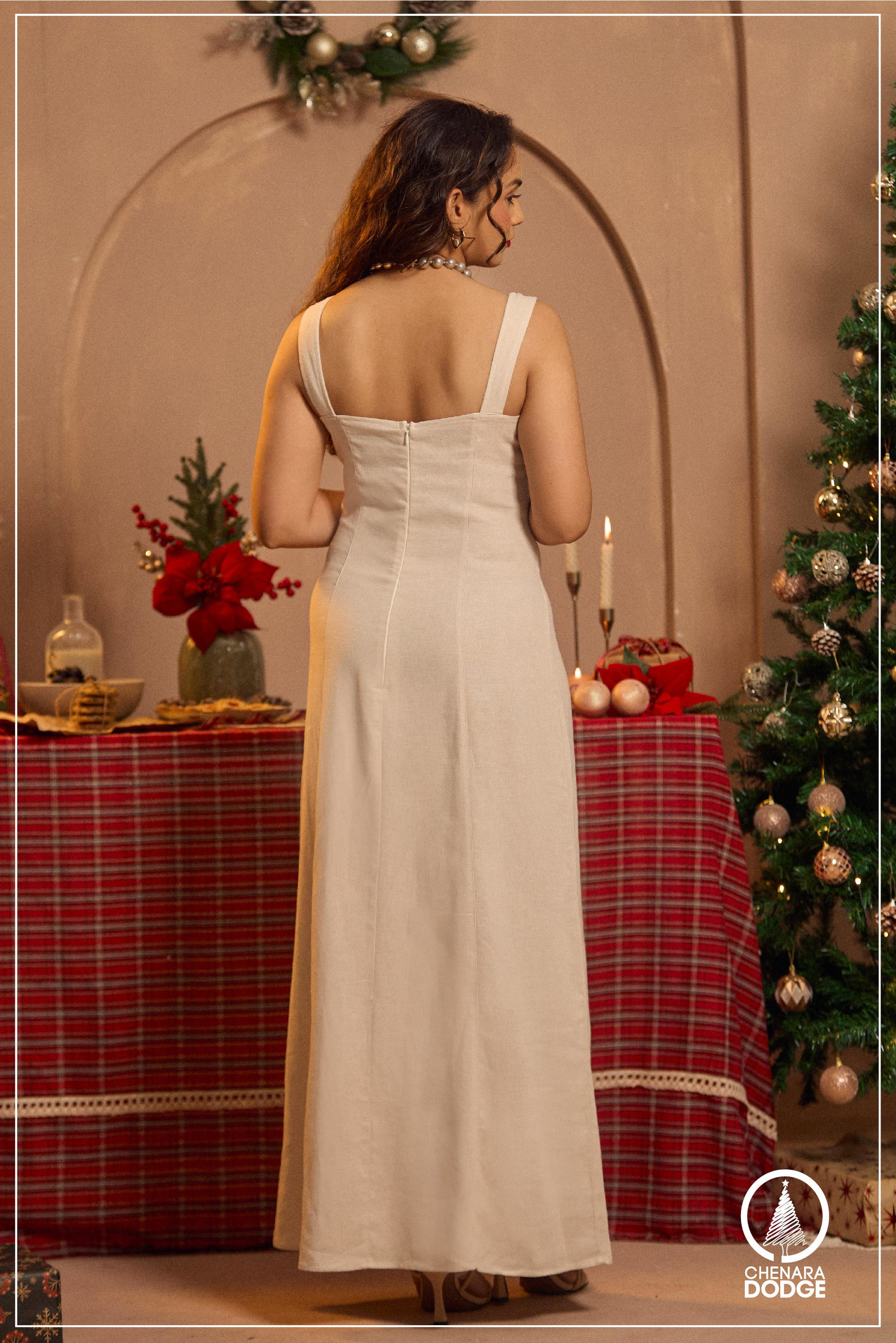 SKYE BUSTIER MIDI DRESS