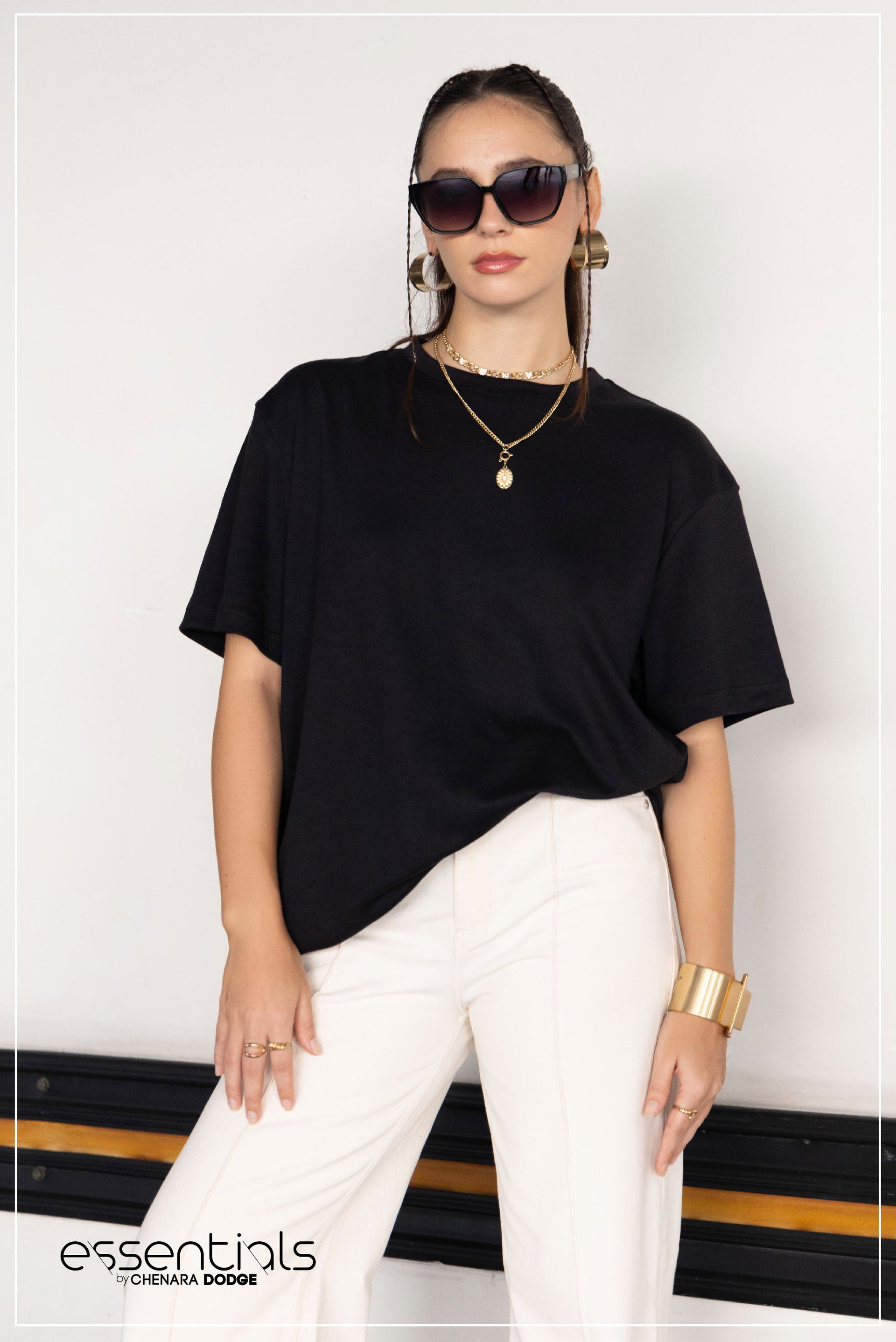 SLOANE DROP SHOULDER BAGGY T'SHIRT