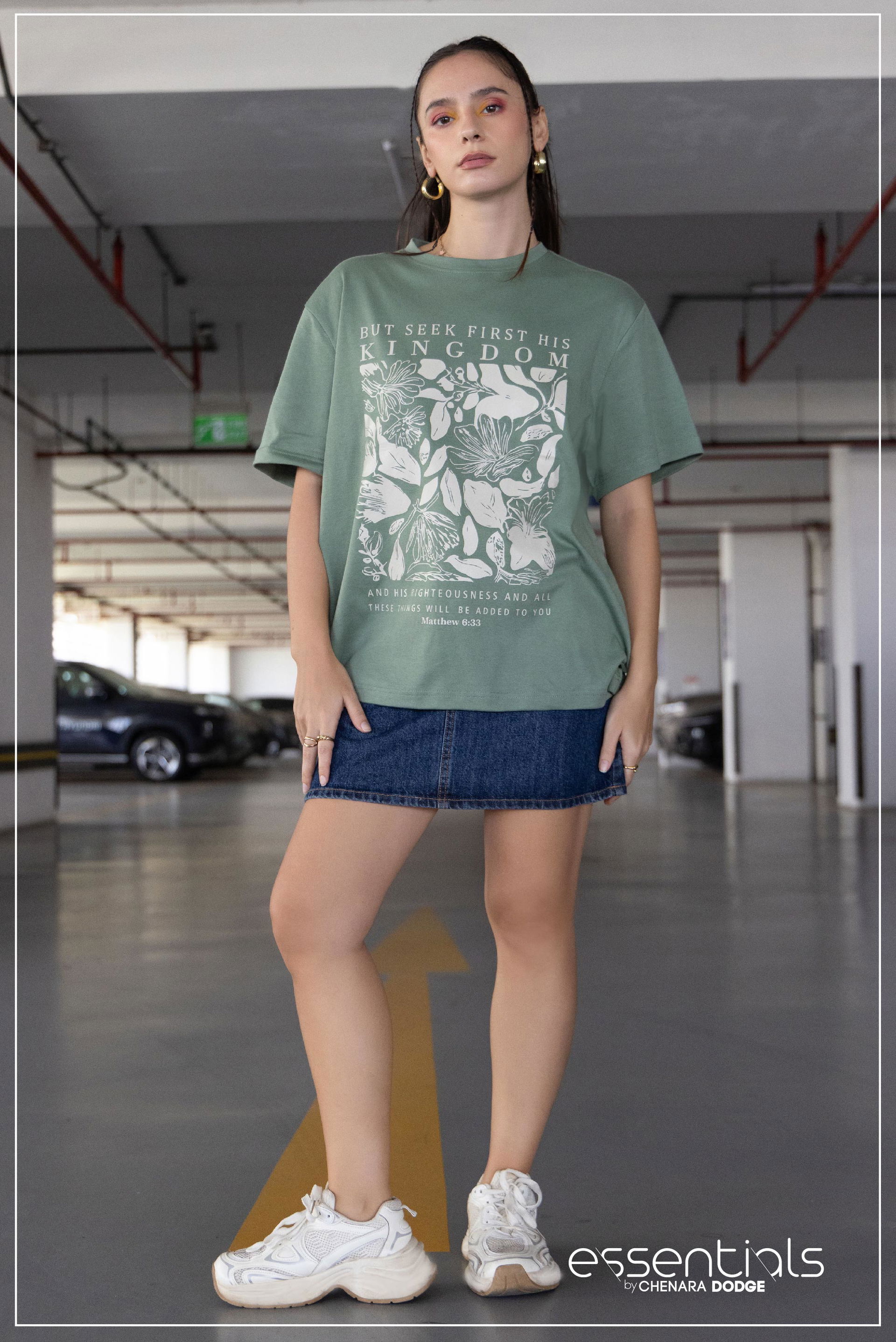 SLOANE DROP SHOULDER BAGGY T'SHIRT