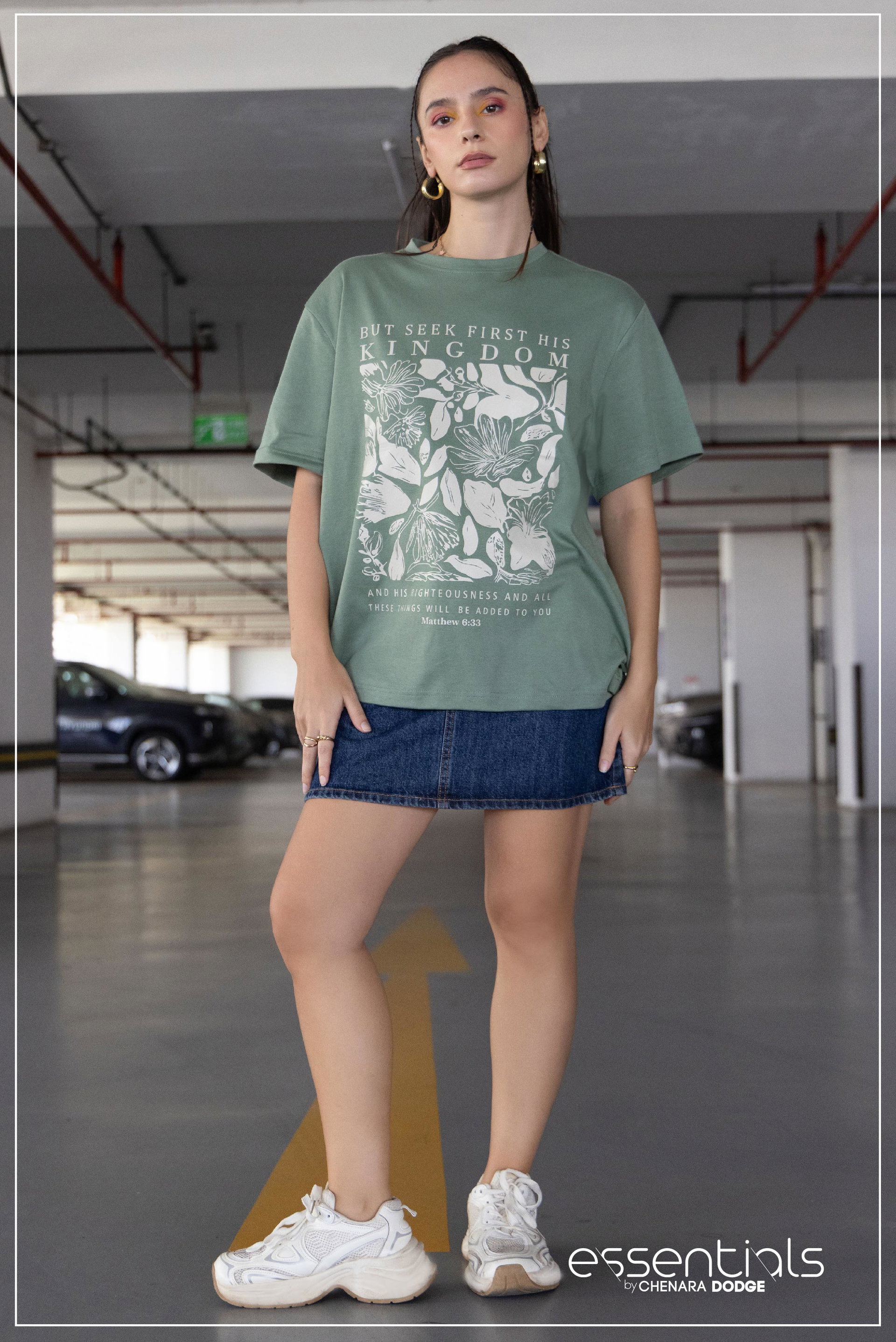 SLOANE DROP SHOULDER BAGGY T'SHIRT