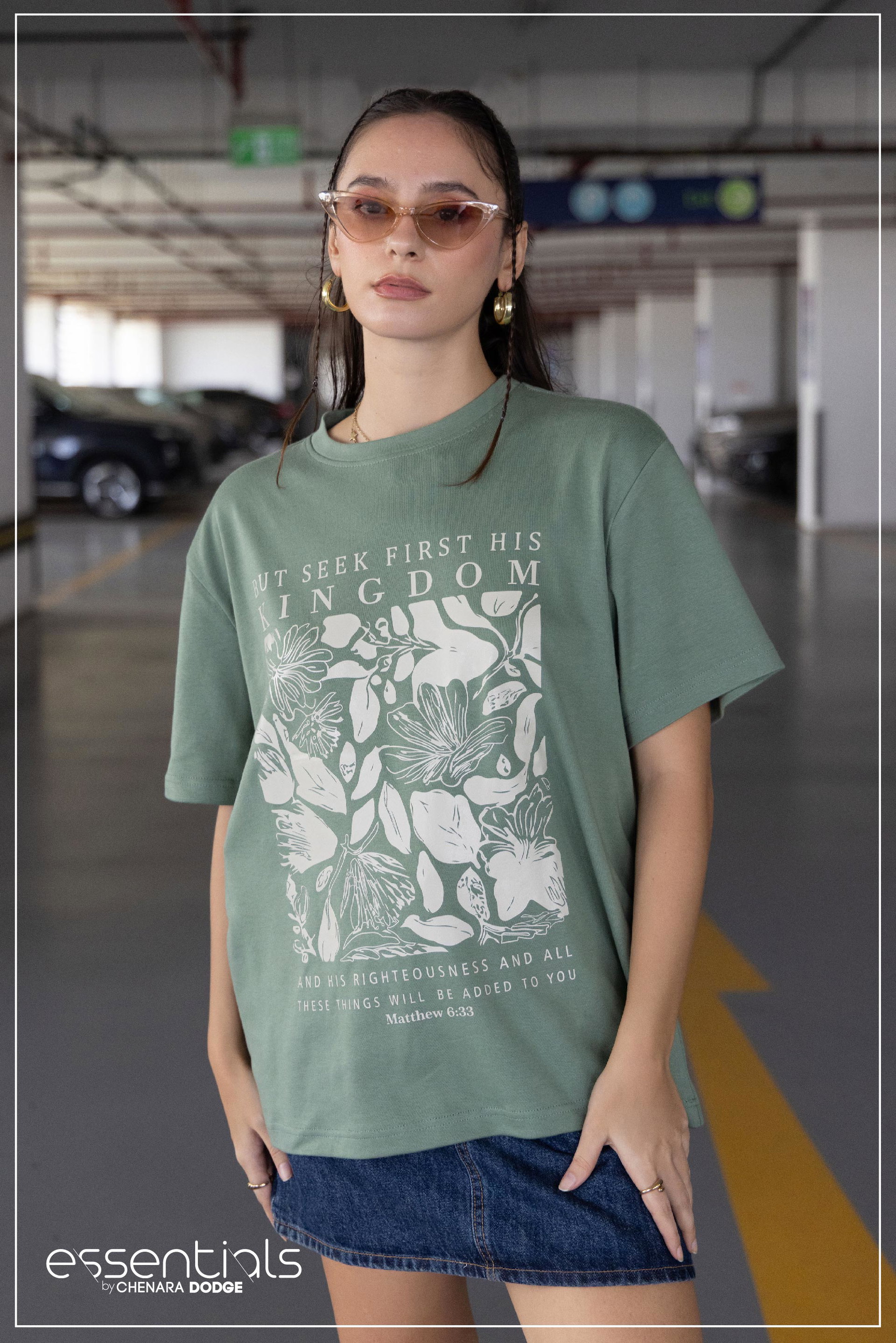 SLOANE DROP SHOULDER BAGGY T'SHIRT